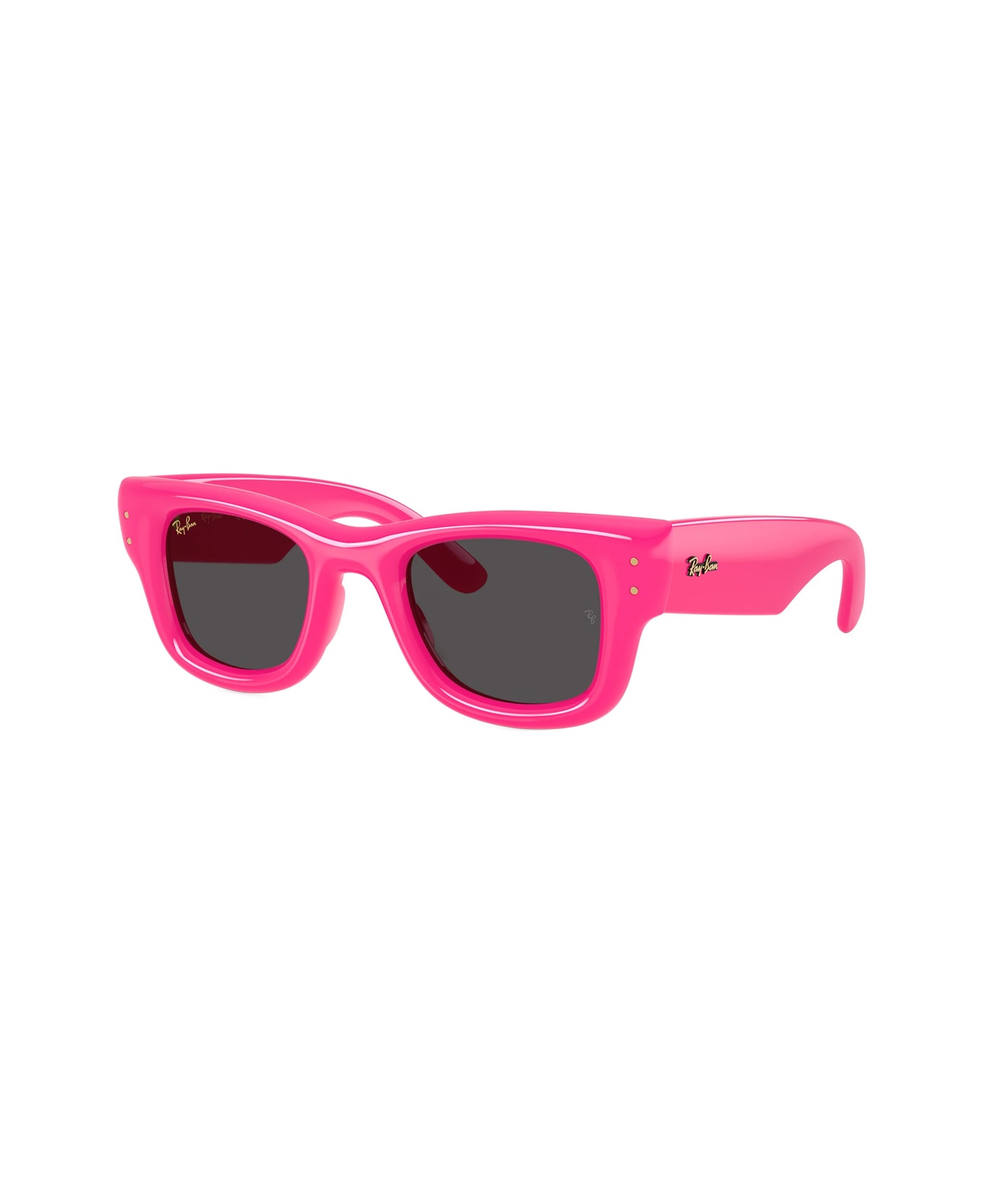 Ray-Ban Rayban Rb4940 Wayfarer Puffer By Asap Rocky 683287 Lucido Fucsia Sunglasses - Fucsia