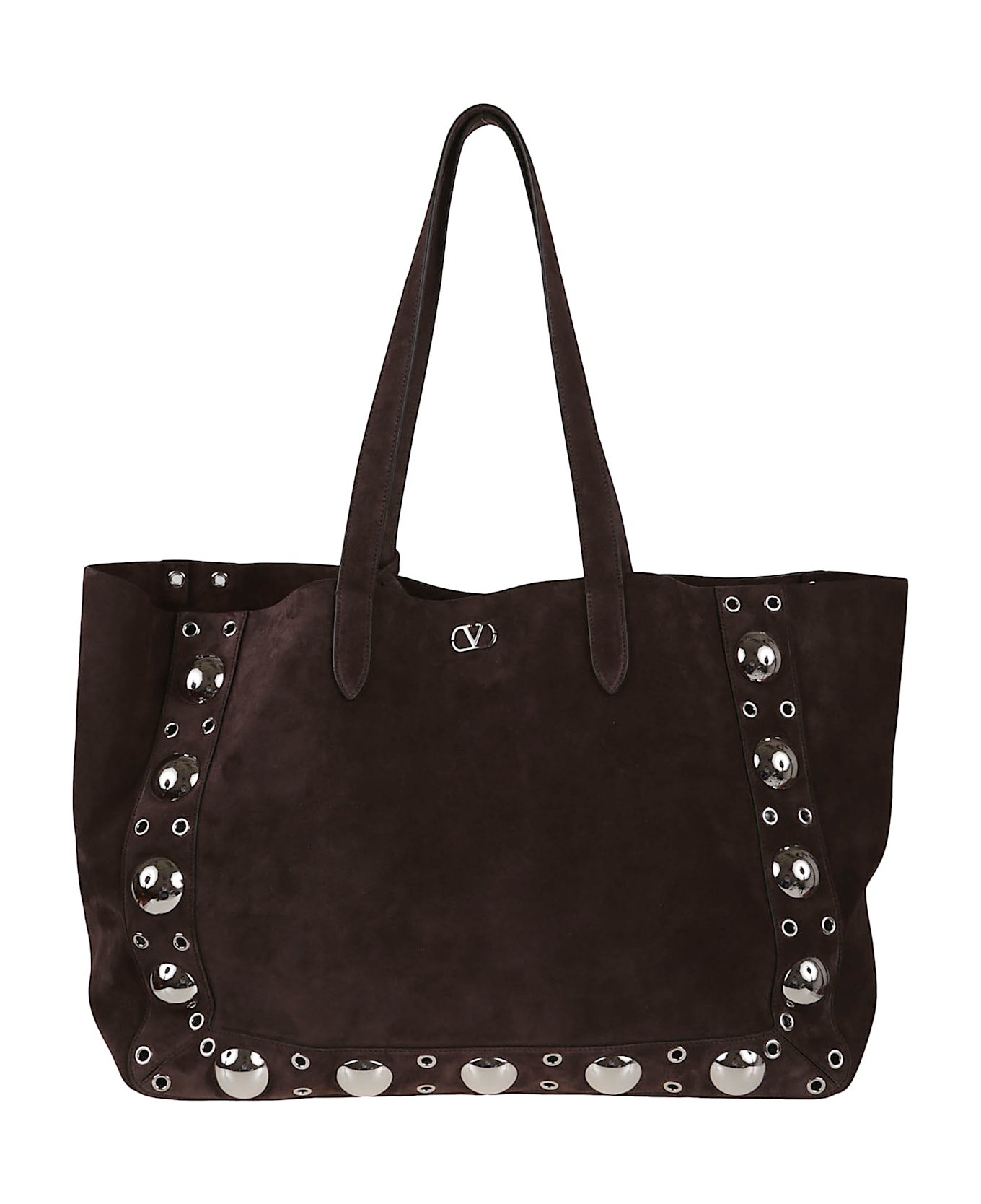 Valentino Garavani Large Tote Nellcote - To Testa Di Moro