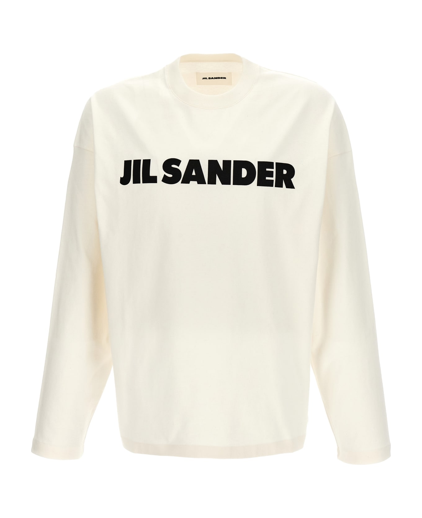 Jil Sander Logo Print T-shirt - White/Black