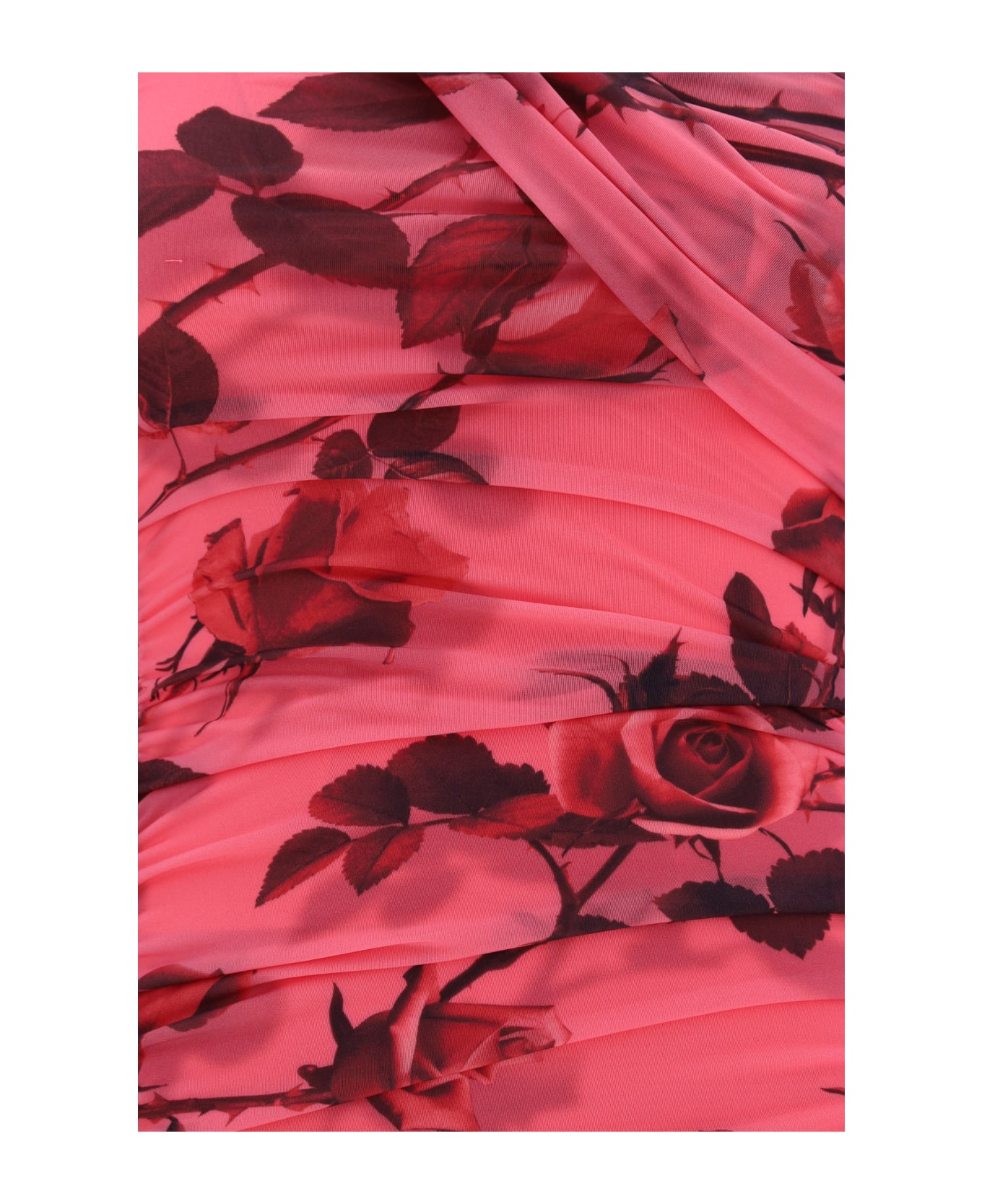 Blumarine Dress - Geranio/red Bud ワンピース＆ドレス