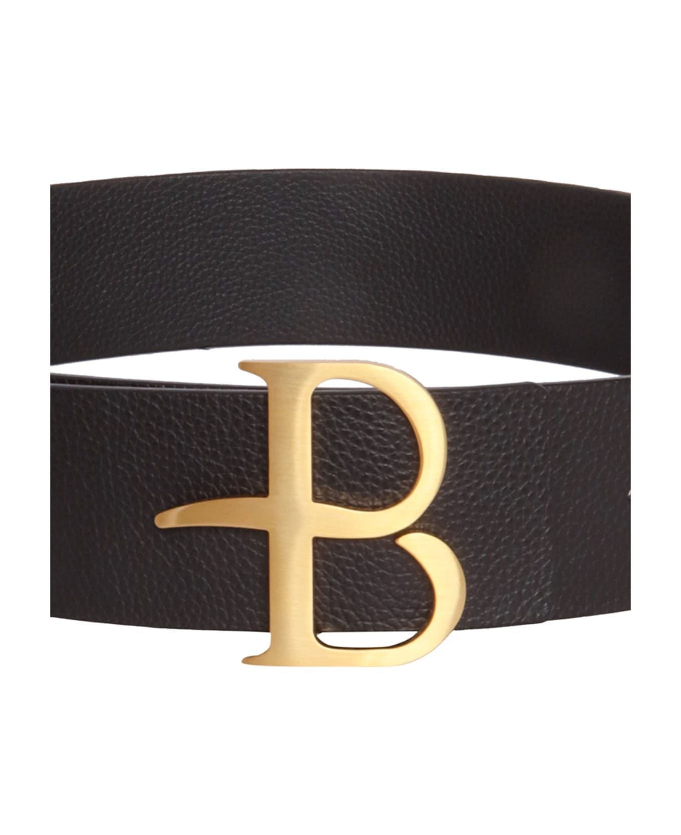 Ballantyne Logo Buckle Belt - BROWN