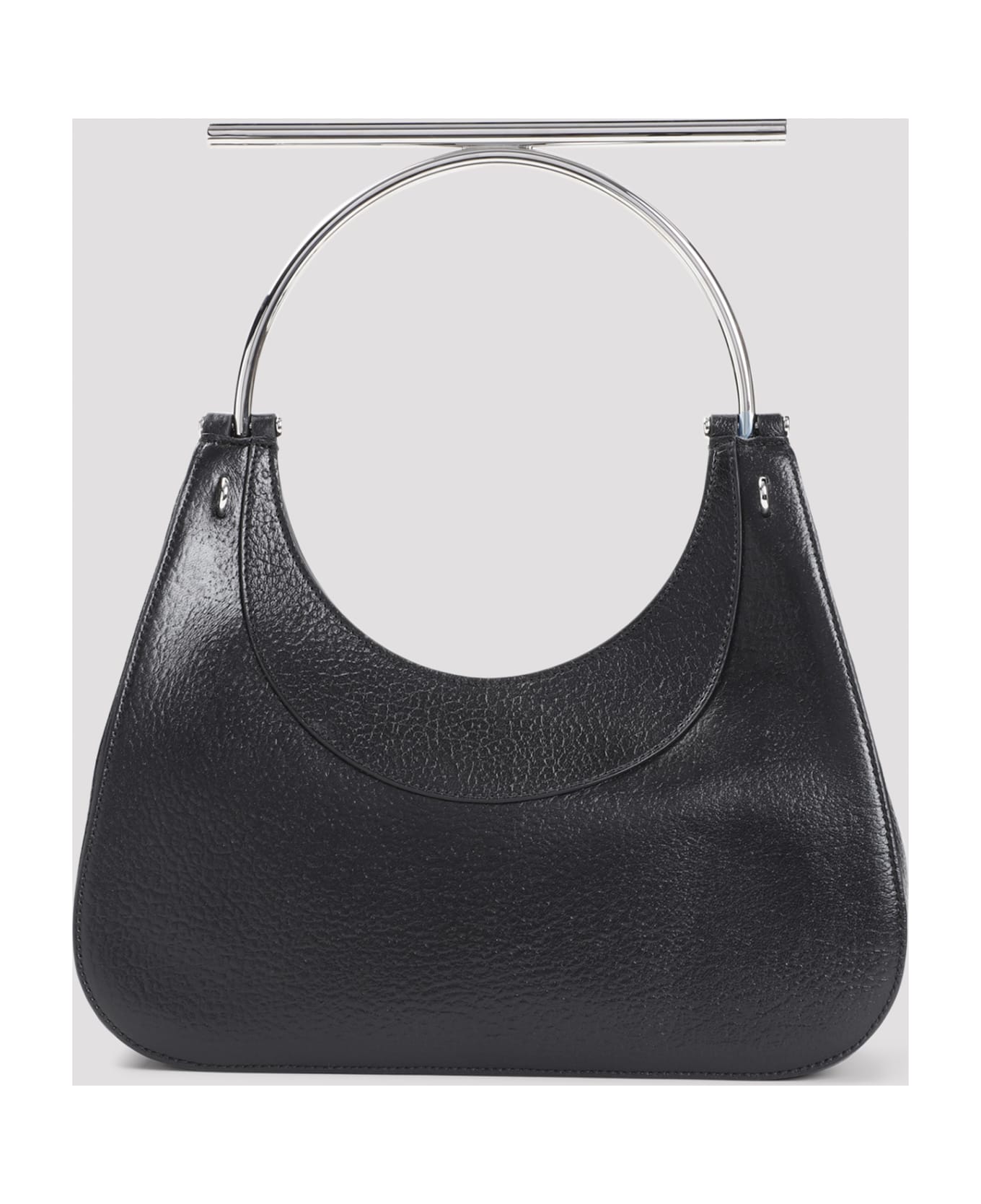 Alexander McQueen Cross Bar Handbag - Black Silver