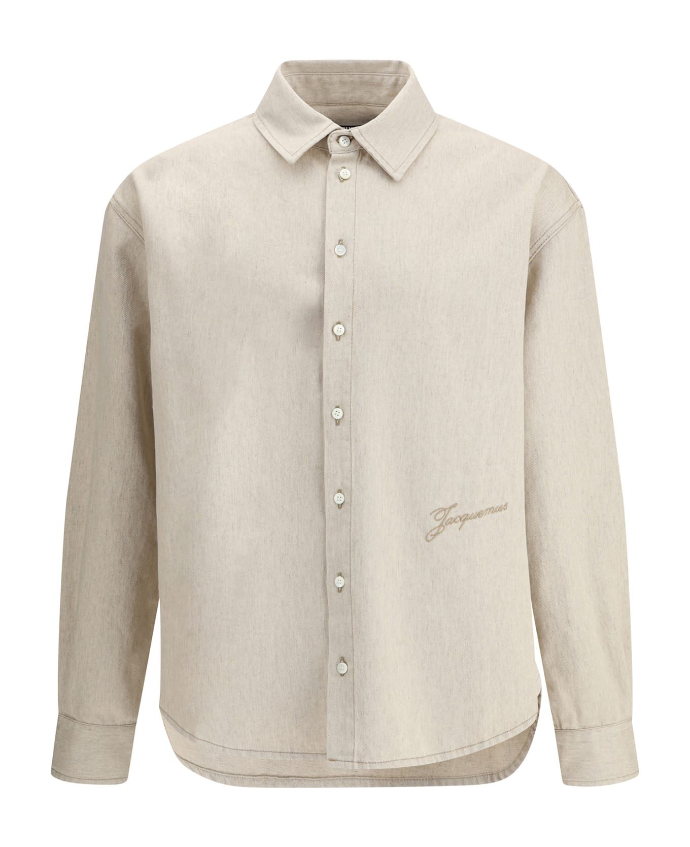 Jacquemus Simon Denim Shirt In De-nîmes