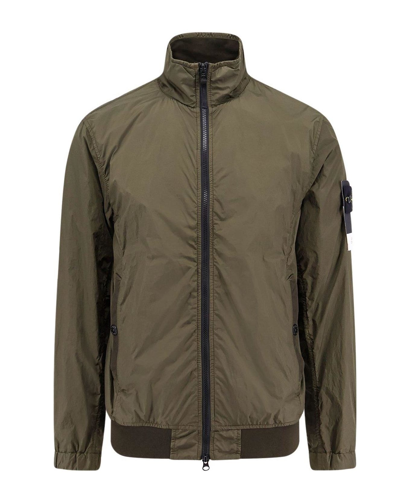 Stone Island 
garment Dyde Crinkle Reps Ny
 Jacket - Green
