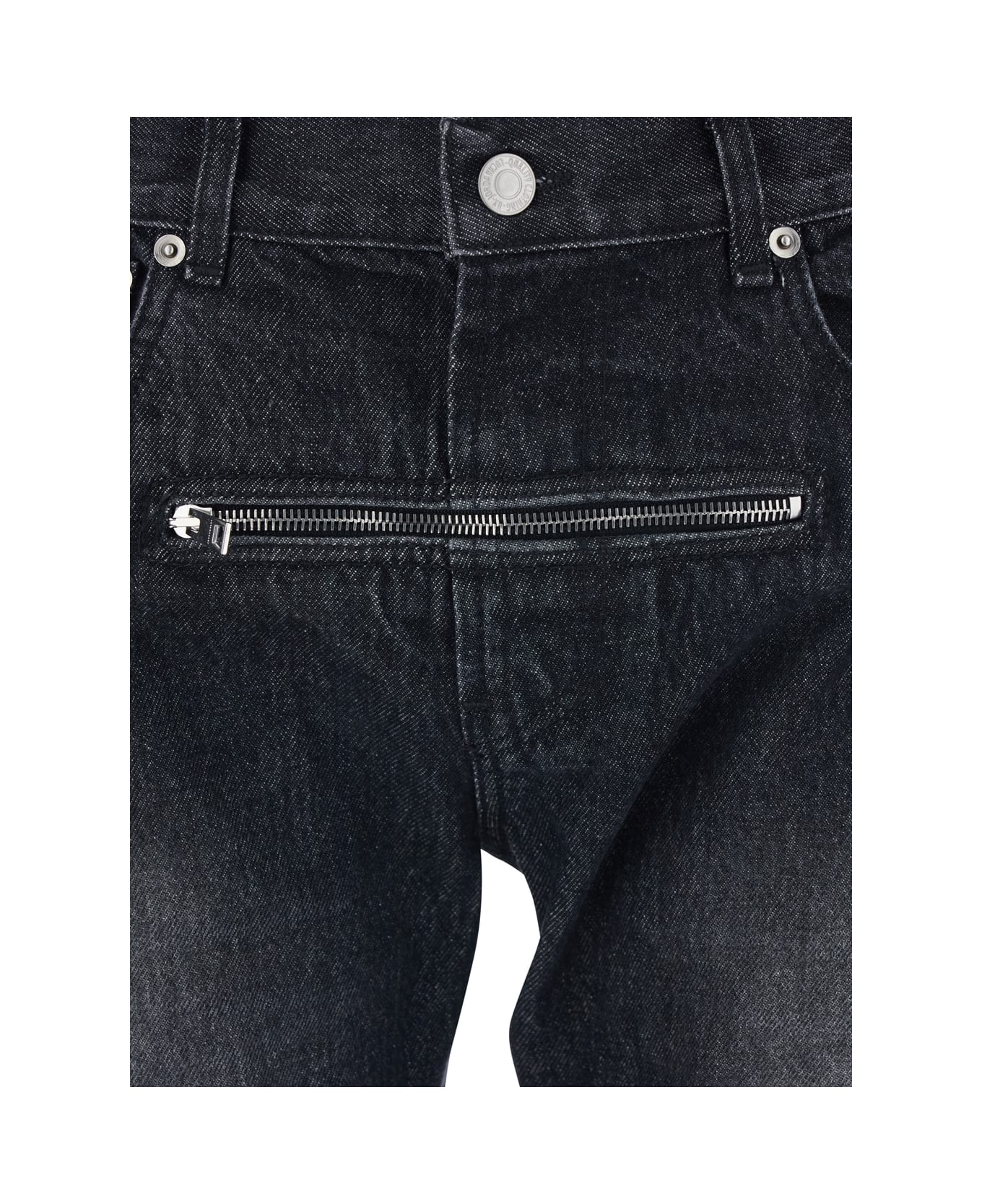 JORDANLUCA Denim Zip - Black