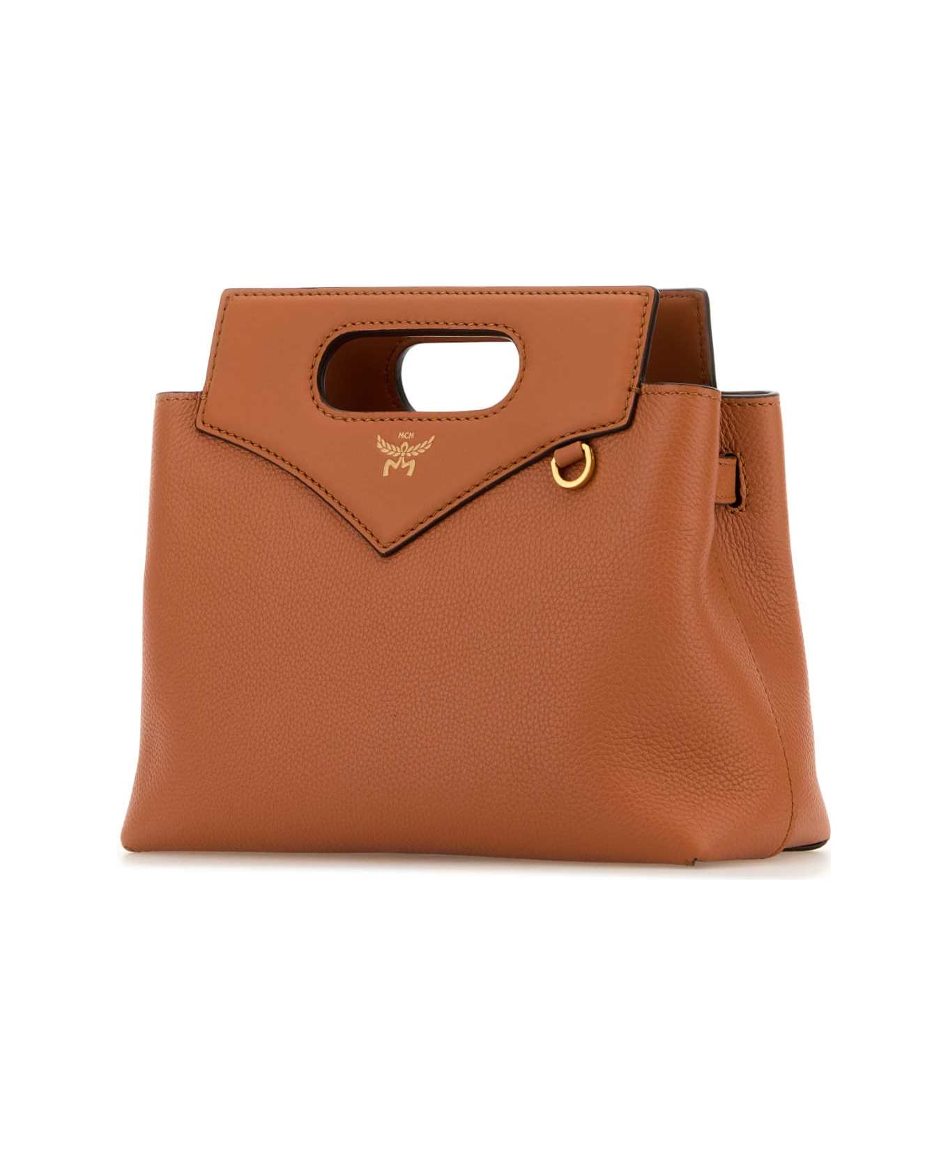 ハンドバッグ MCM CARAMEL LEATHER MINI SOFT DIAMOND HANDBAG MCM Caramel Leather Mini Soft Diamond Handbag | italist