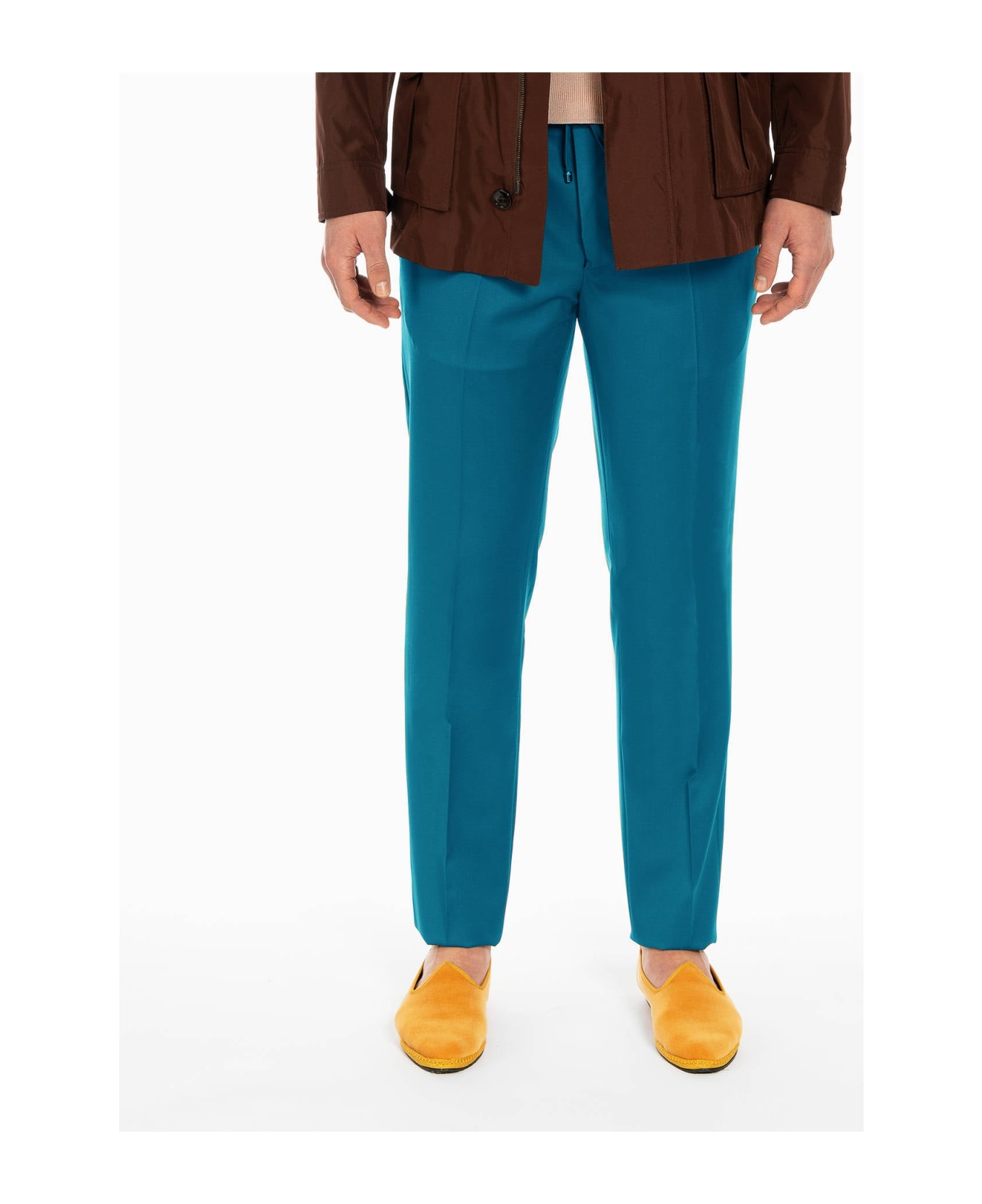 Larusmiani Trousers D20 Pants - Teal