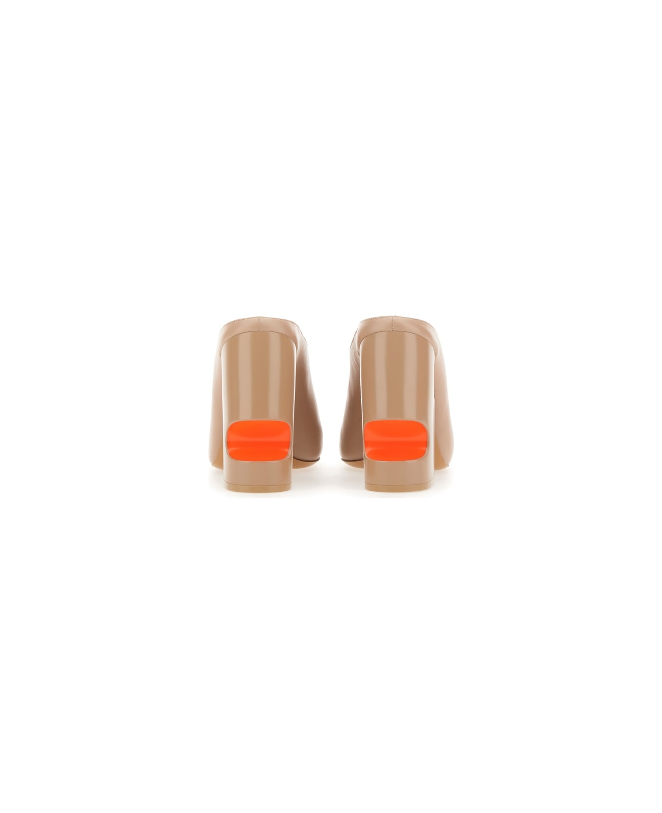 Off-White Meteor Heeled Mules - BEIGE