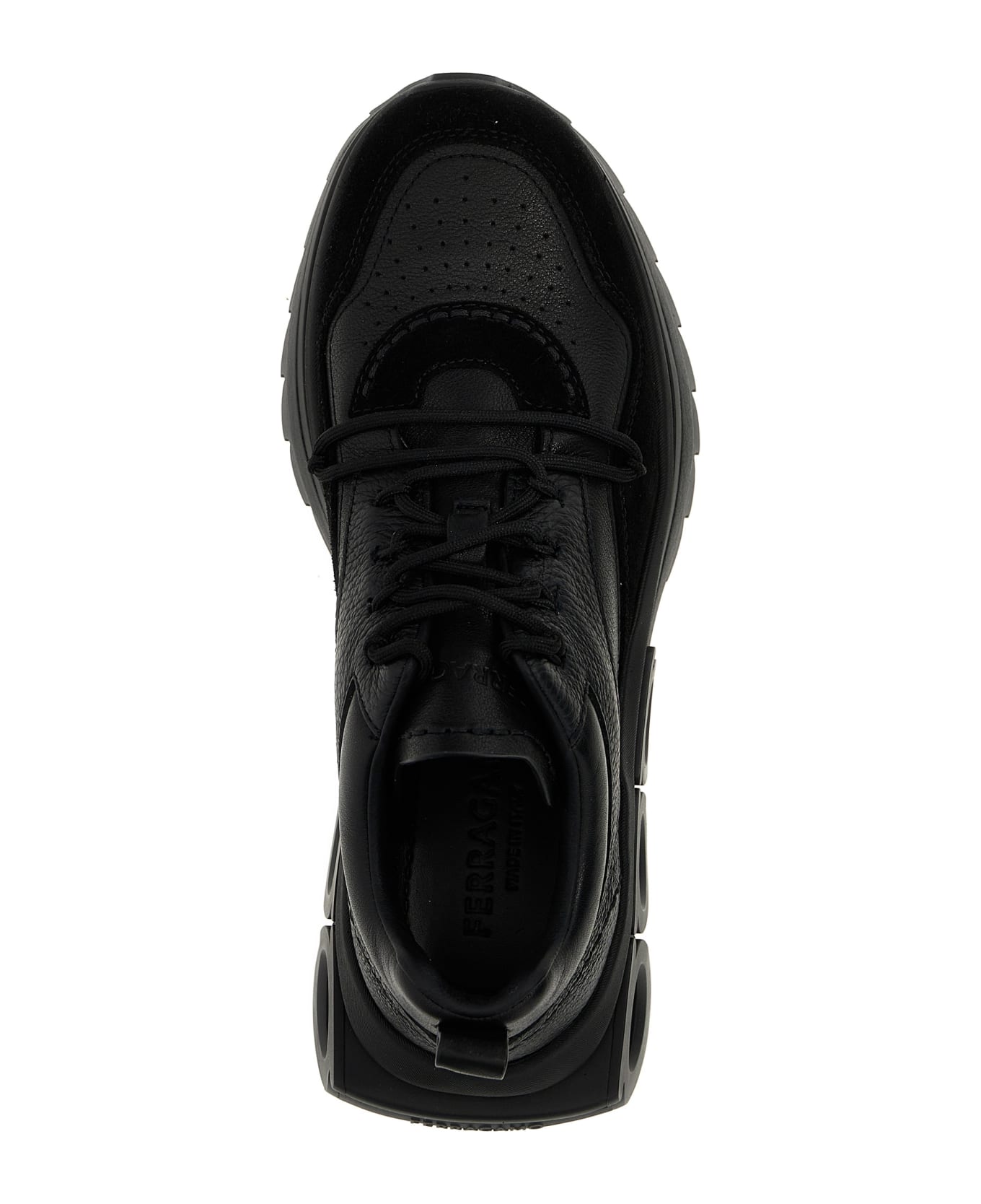 Ferragamo 'mina Skin' Sneakers - Black スニーカー