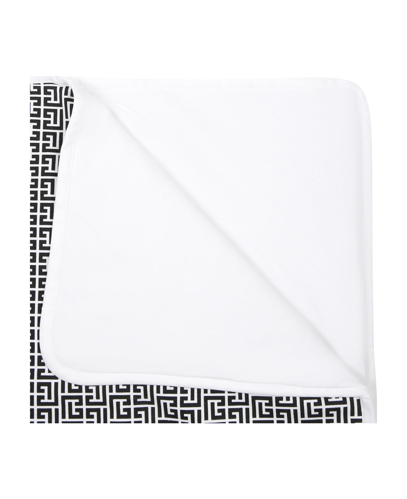 Balmain Multicolor Blanket For Baby Girl With Iconic Labyrinth - Multicolor アクセサリー＆ギフト