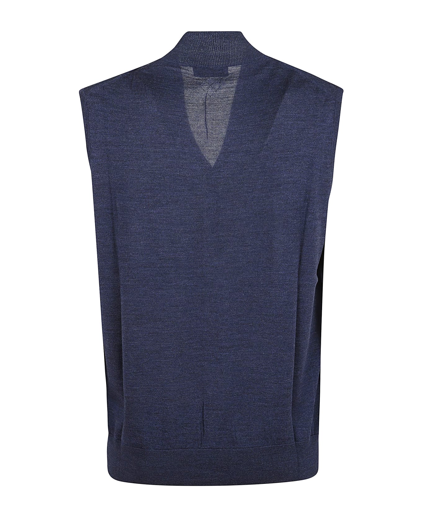 Ballantyne V Neck Gilet - Denim