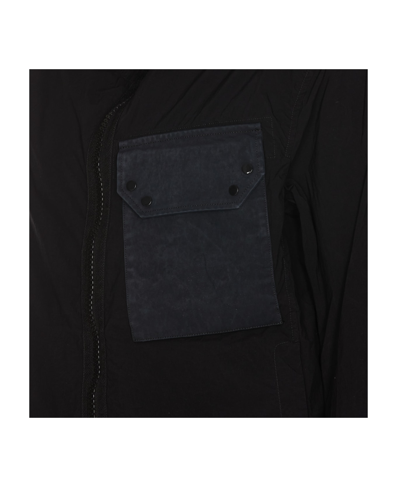 Ten C Mid Layer Jacket - BLACK