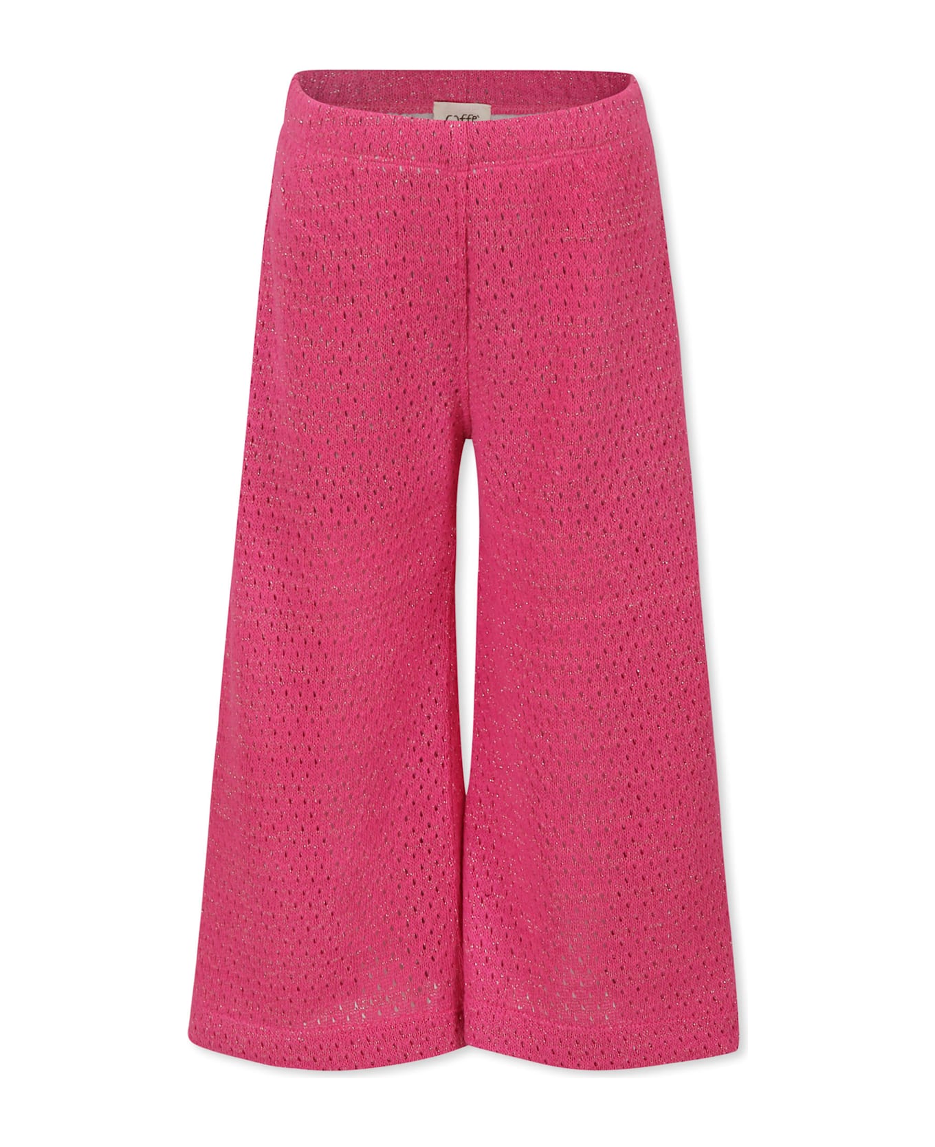 Caffe
 d
Orzo Fuchsia Trousers For Girl - Fuchsia