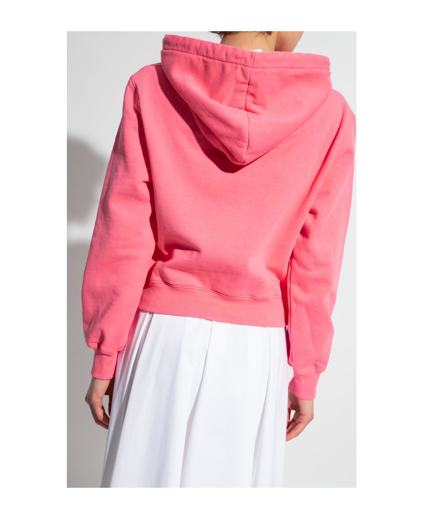 Moschino Hoodie With Logo - PINK