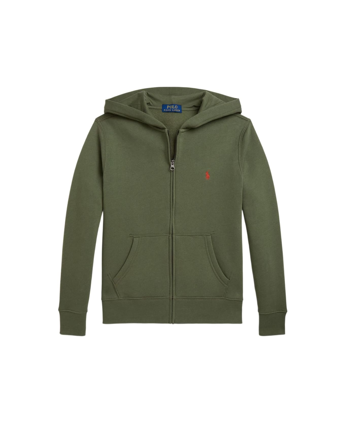 Polo Ralph Lauren Kids Hooded Sweatshirt - Green