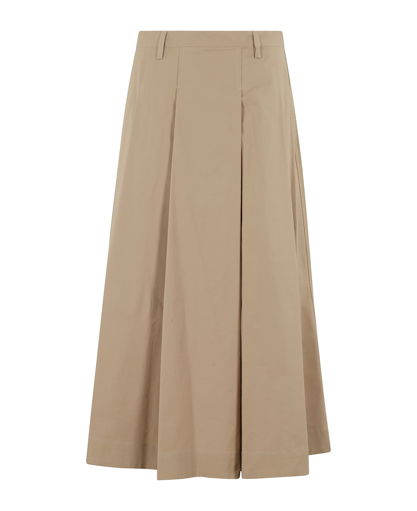 Seventy Gonna Popeline Stretch - Beige