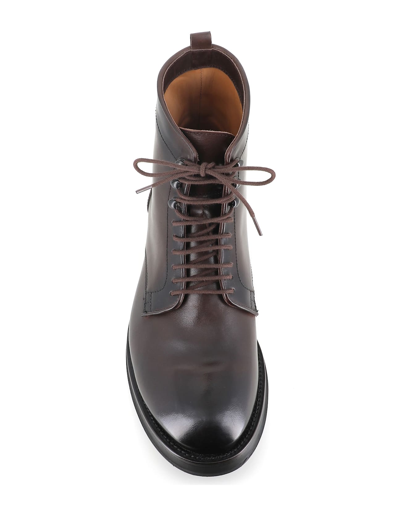 Alberto Fasciani Lace-up Boot Caleb 47055 - Mahogany