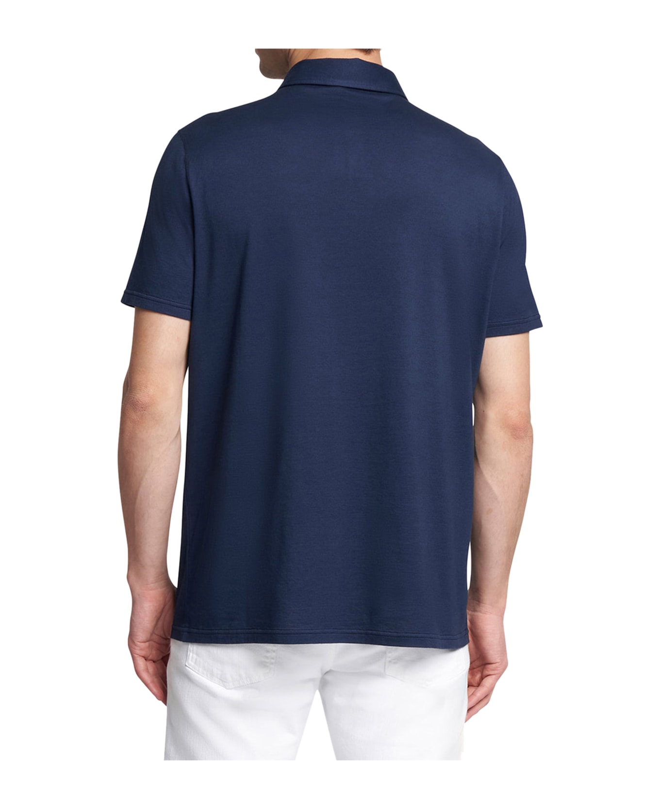 Kiton Jersey Poloshirt Cotton - BLUE