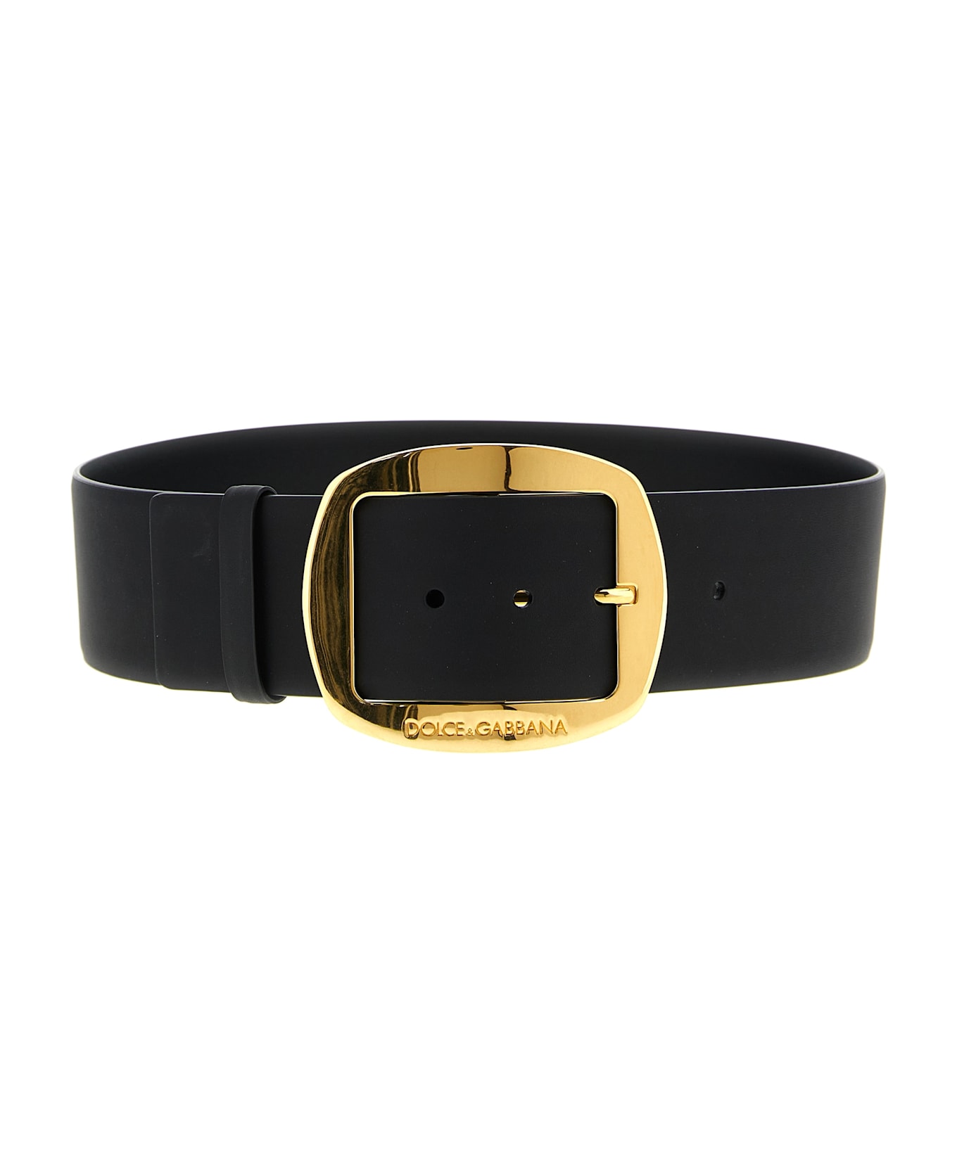Dolce 
Gabbana Maxi Buckle Belt - Black  