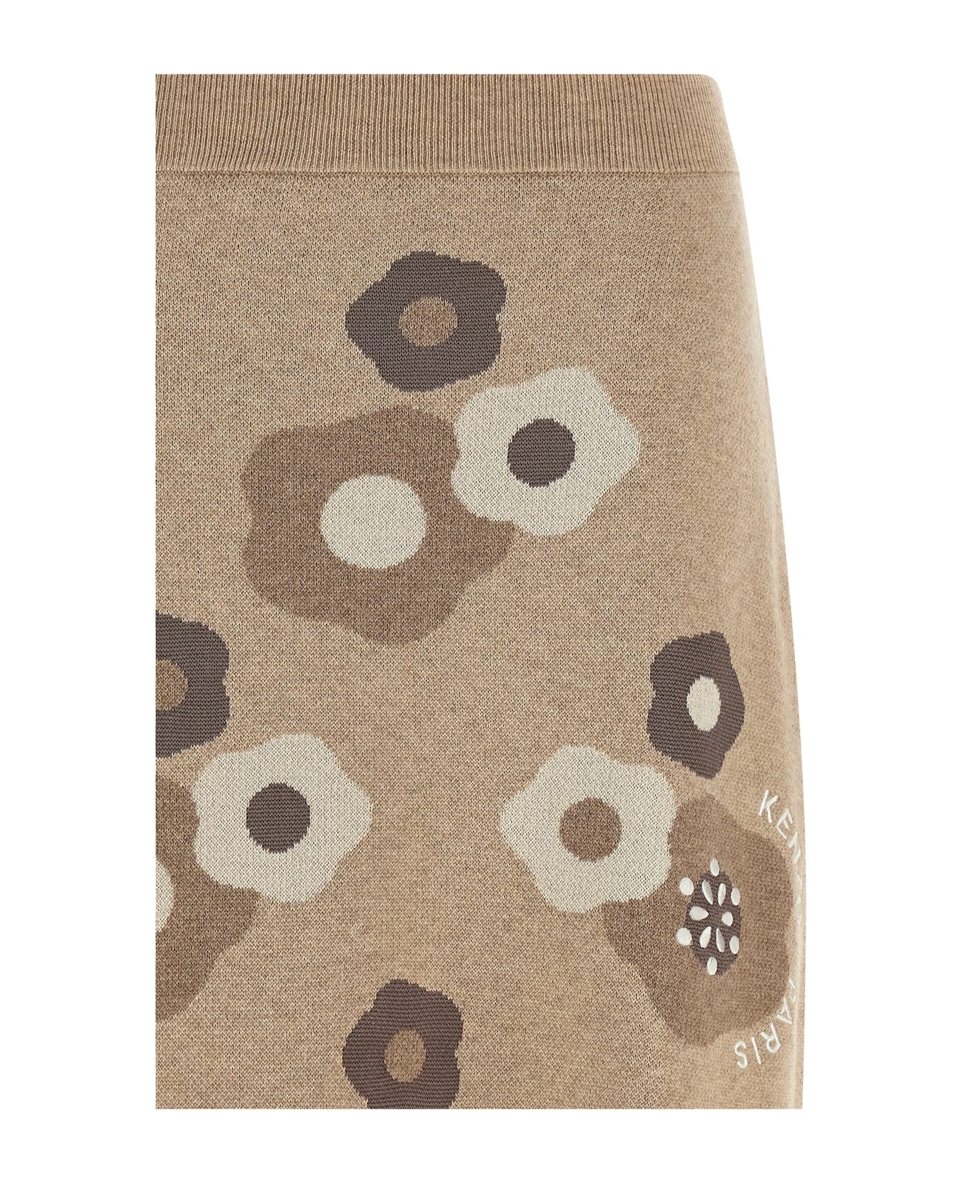 Kenzo 
hana Dots
 Skirt - Beige