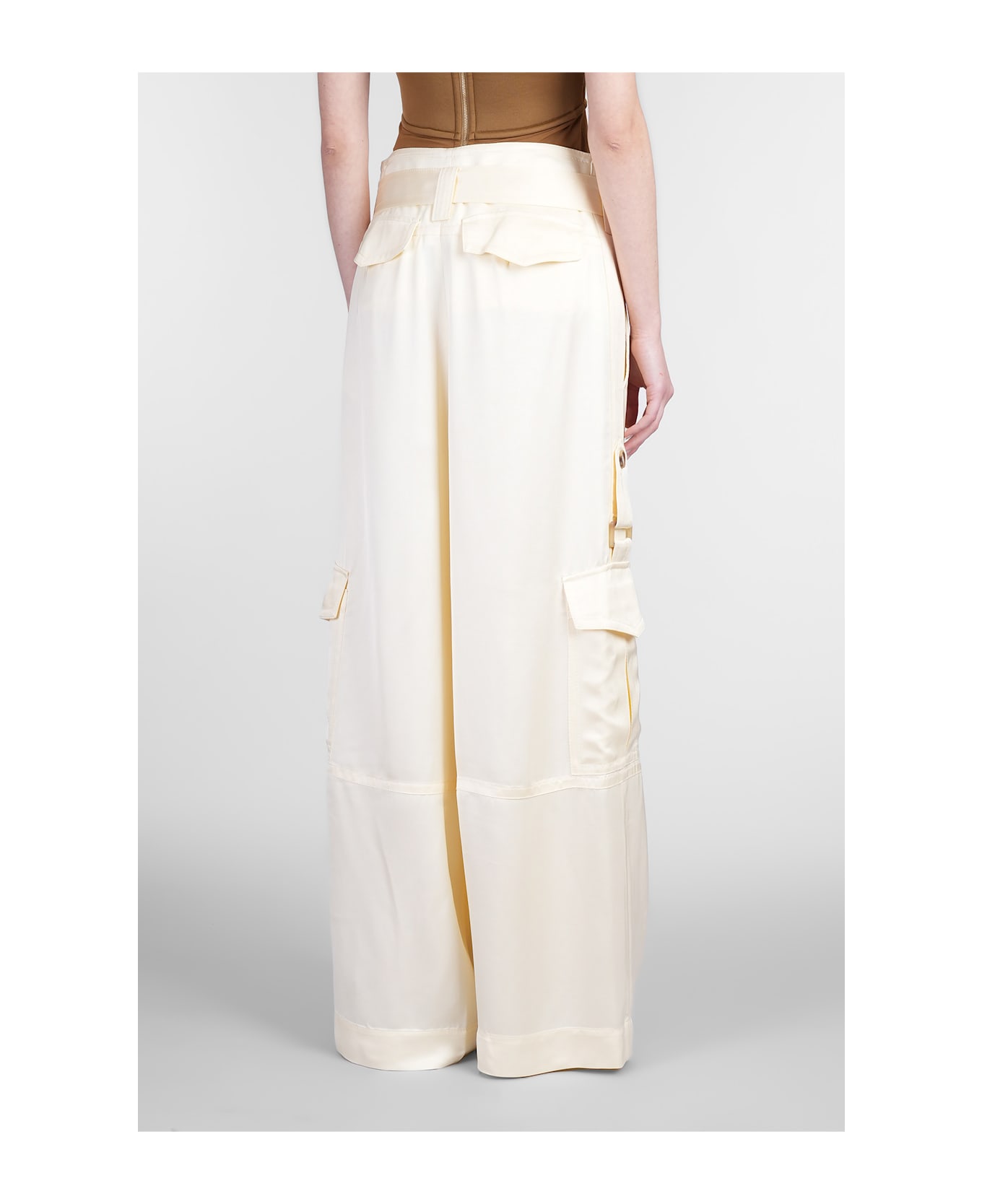 Zimmermann Pants In Yellow Viscose - yellow