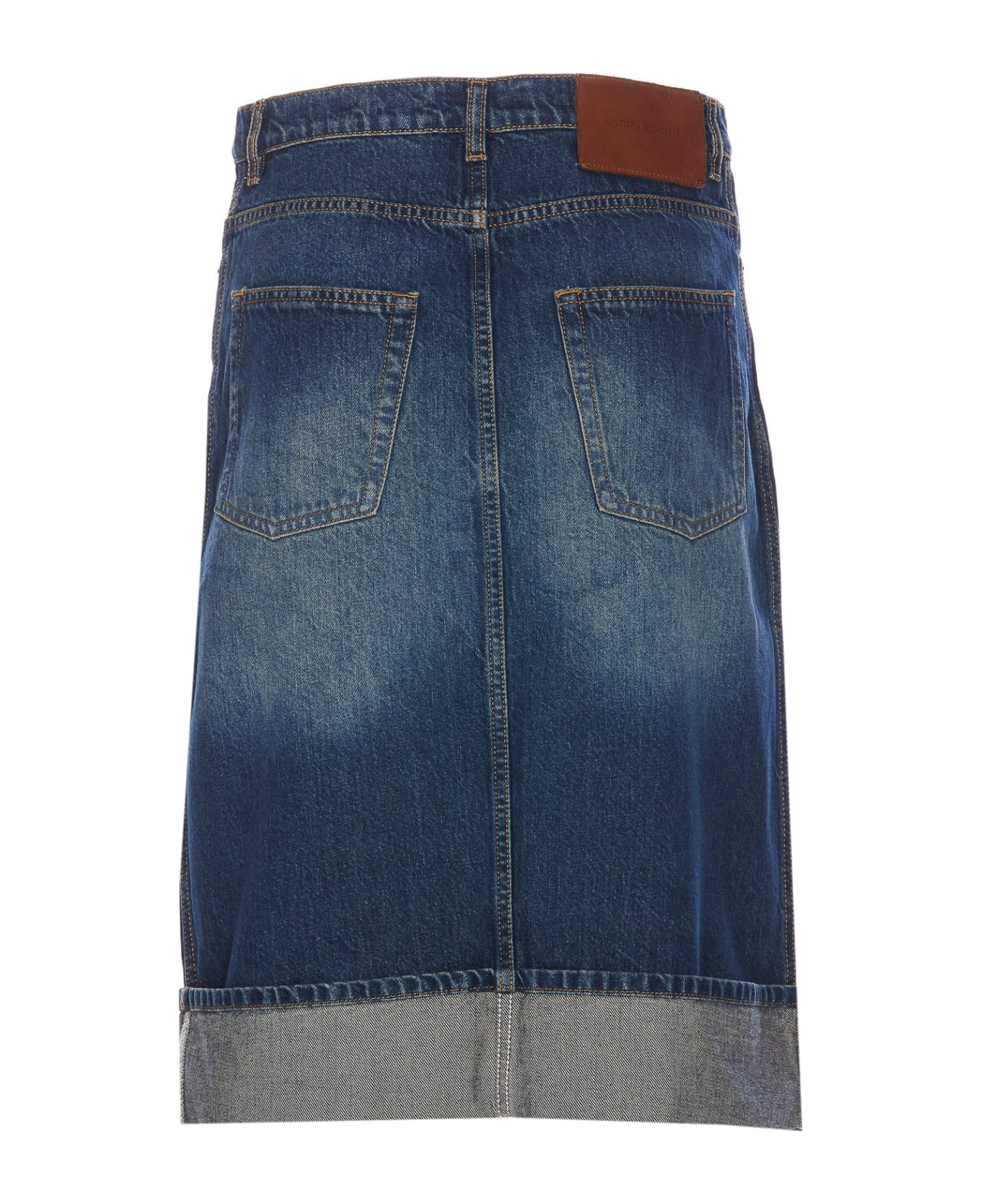 Victoria Beckham Denim Skirt - Blue