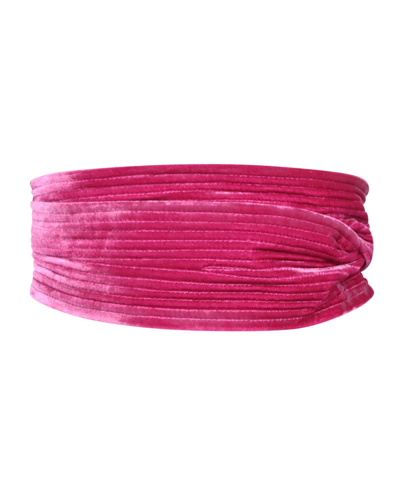 Pierre-Louis Mascia Velvet Fuxia Belt - Pink