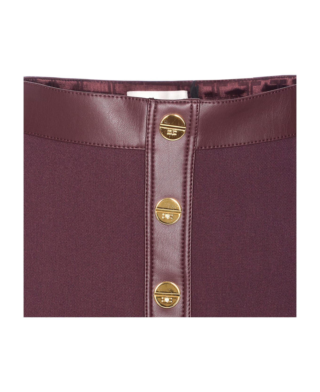 Elisabetta Franchi Mini Skirt - Red