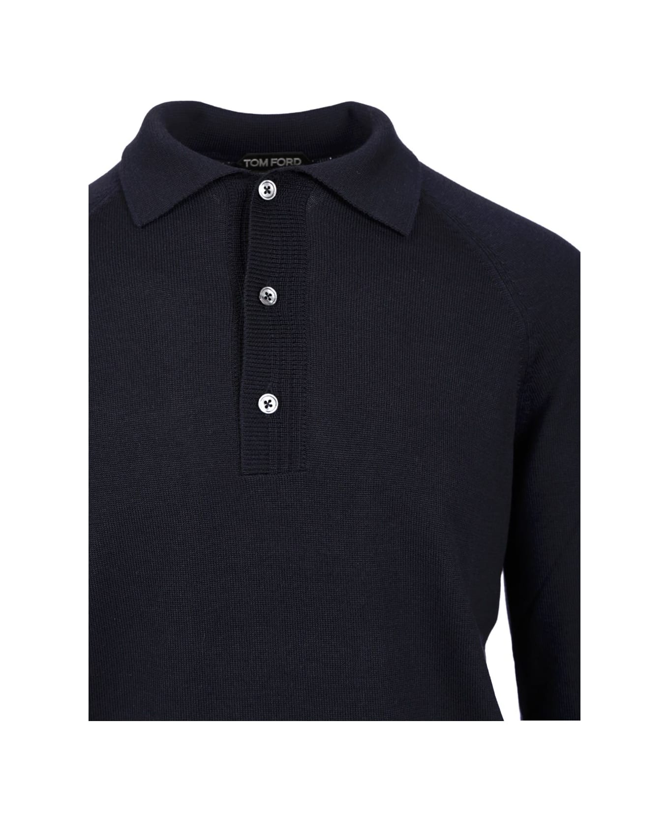 【送料&関税込】Tom Ford Wool Polo TOM FORD Wool Polo Shirt | Black | FARFETCH ID