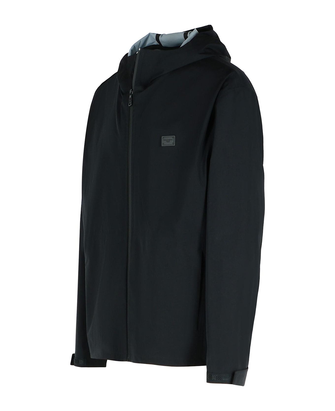 Dolce & Gabbana Black Nylon Jacket - Black