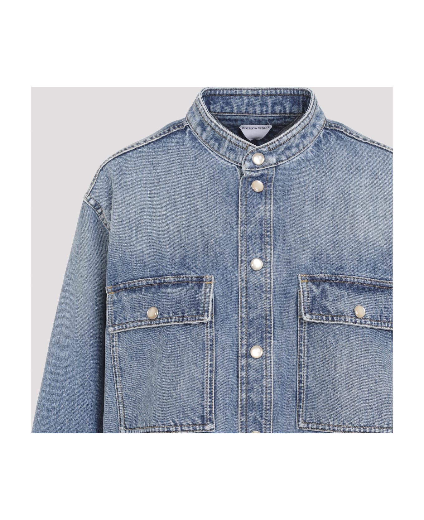 Bottega Veneta Vintage Denim Shirt - Mid Blue