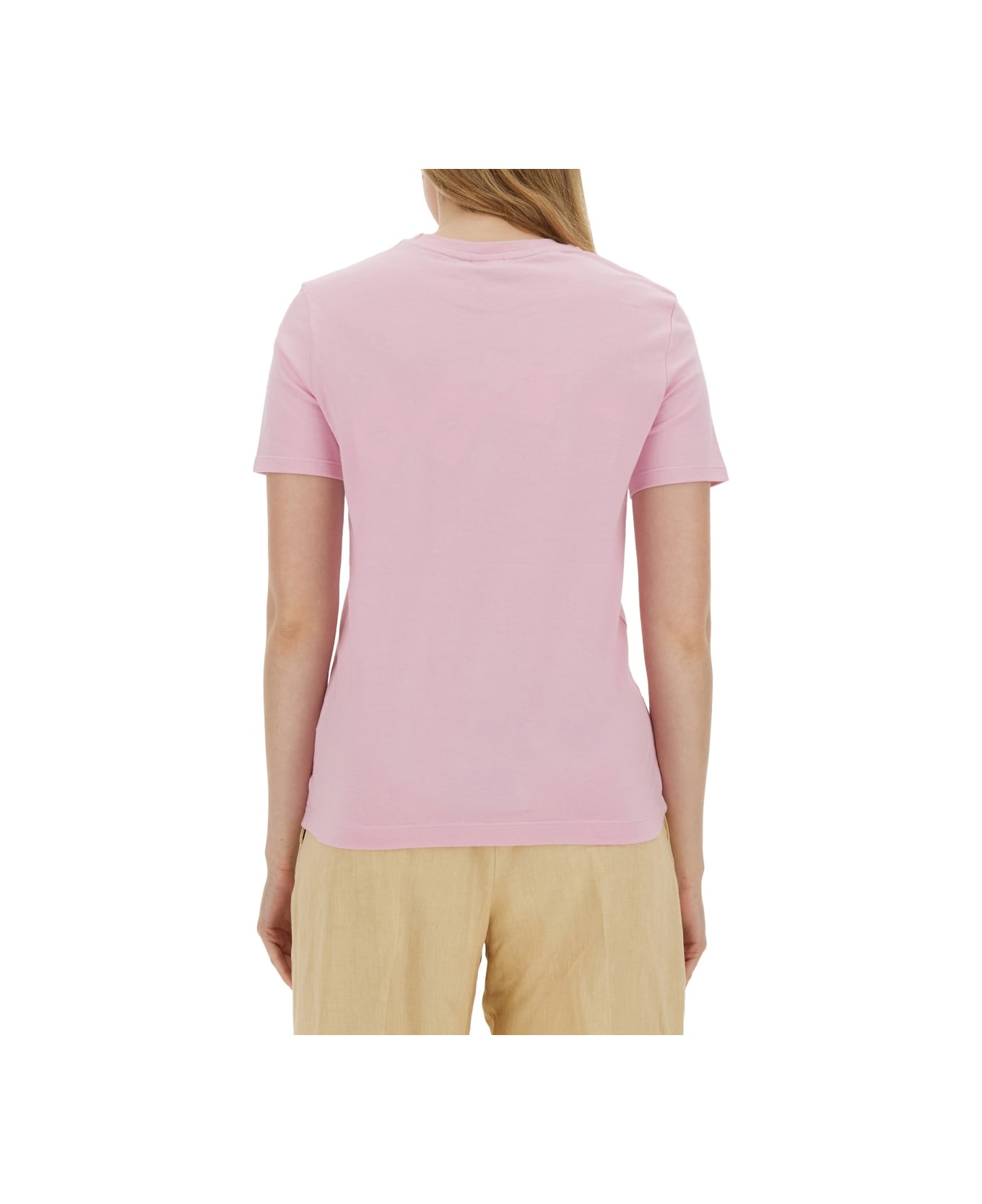 PS by Paul Smith T-shirt With Logo Patch - PINK