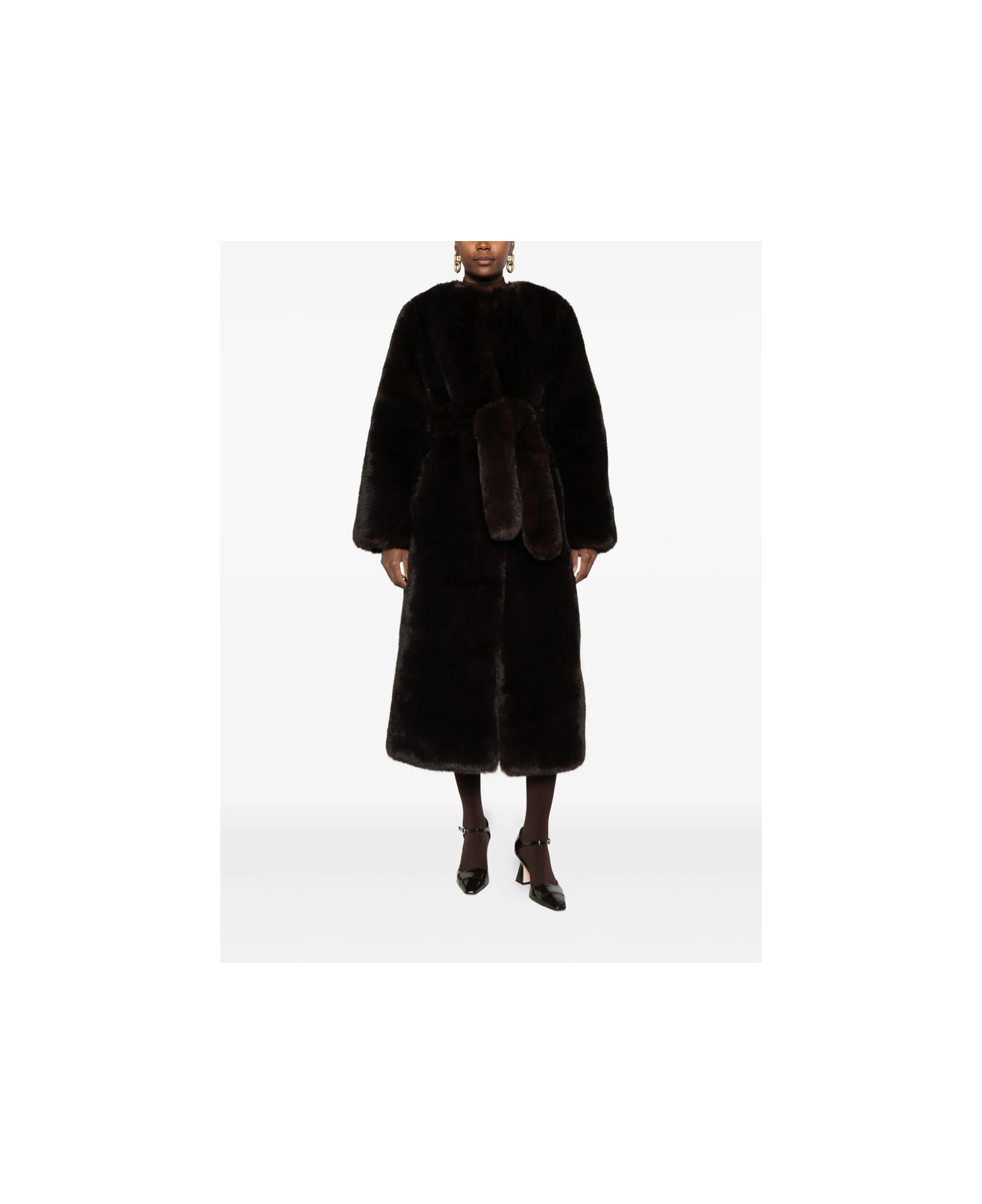 Cult Gaia Coat - BROWN