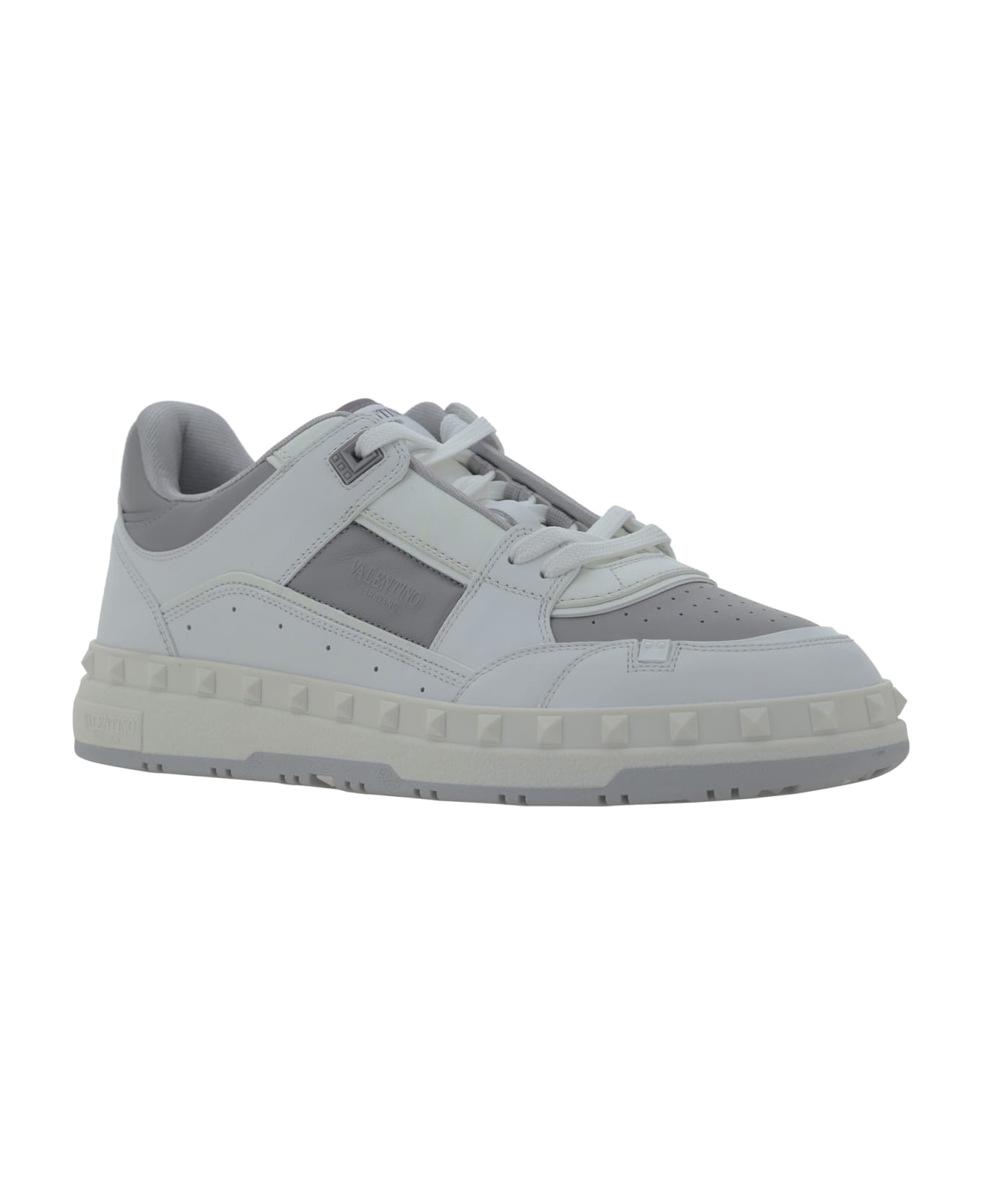 Valentino Garavani Freedots Sneakers - Bianco/pastel Grey