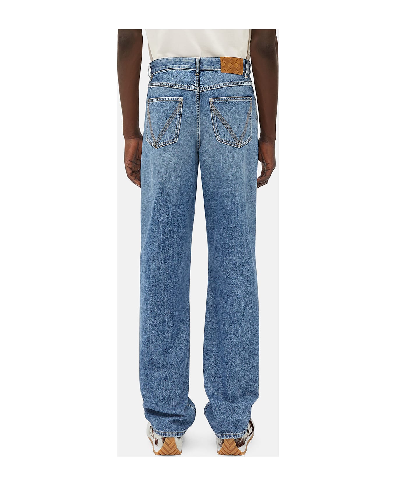 Bottega Veneta Vintage Indigo Straight Leg Jeans - Blue