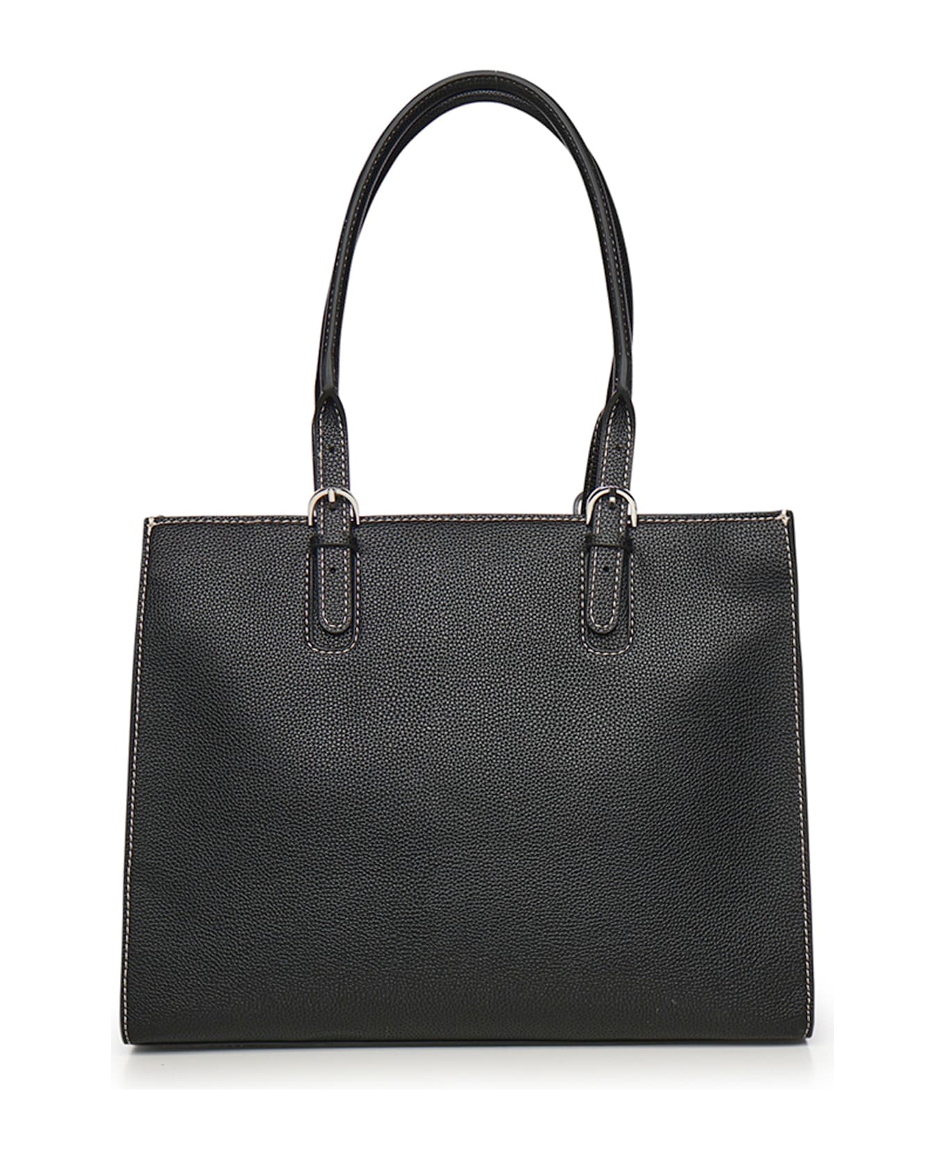 Armani Exchange Bag With Double Handle - Black