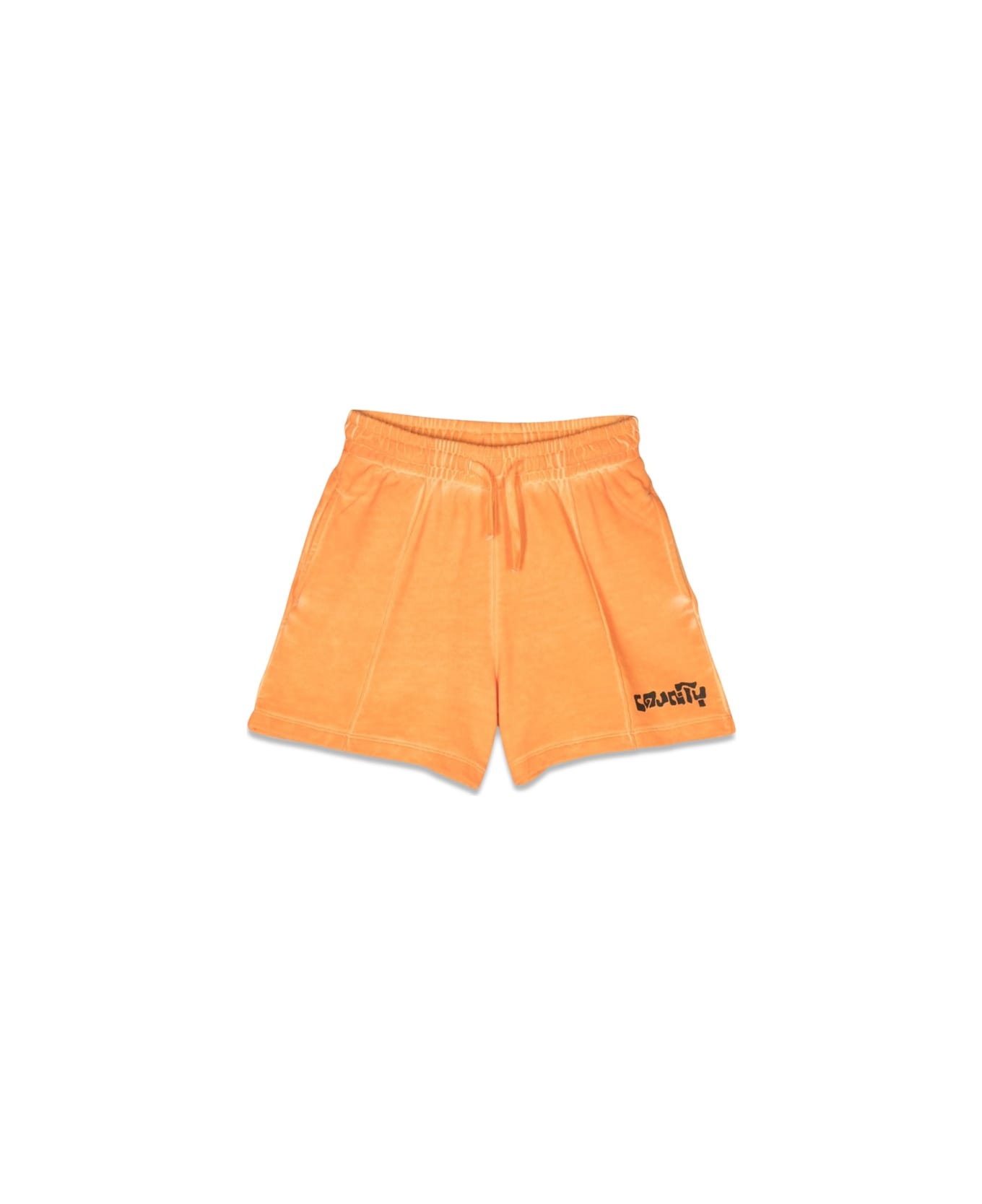 Marcelo Burlon Sweatshorts - ORANGE