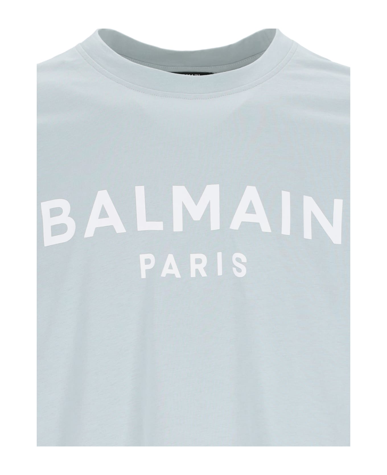 Balmain Logo T-shirt - Gray