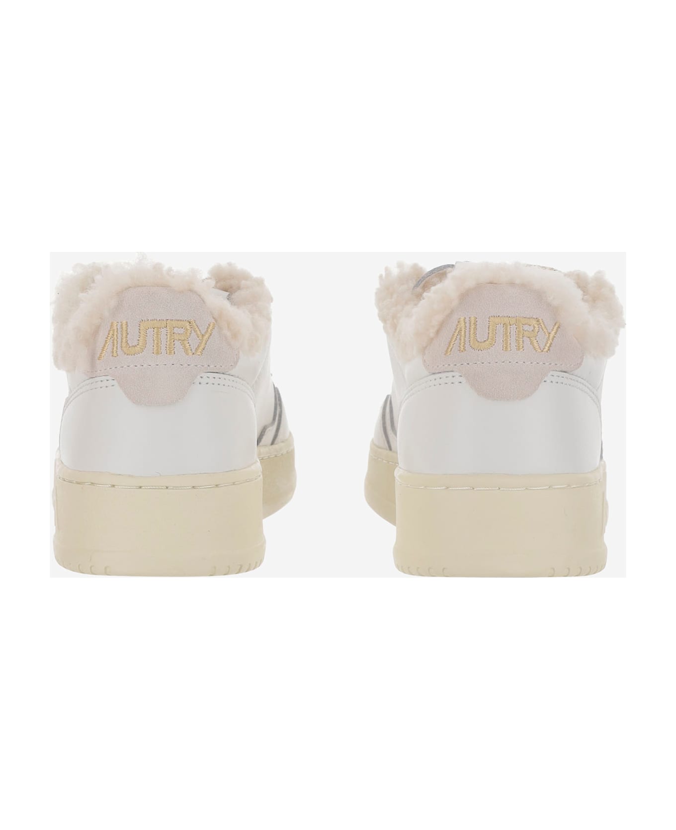 Autry Low Medalist Leather Sneakers - White