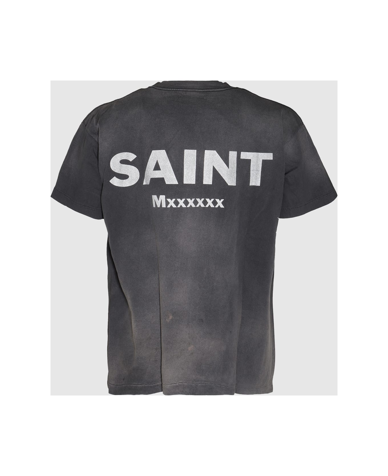 SAINT Mxxxxxx Black Cotton T-shirt
