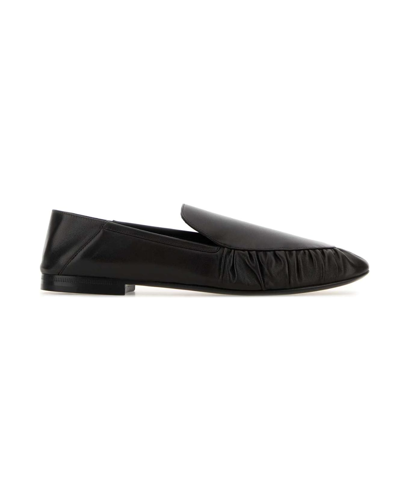 Saint Laurent Dark Brown Leather Alain Loafers - HARRIS EAGLE BROWN