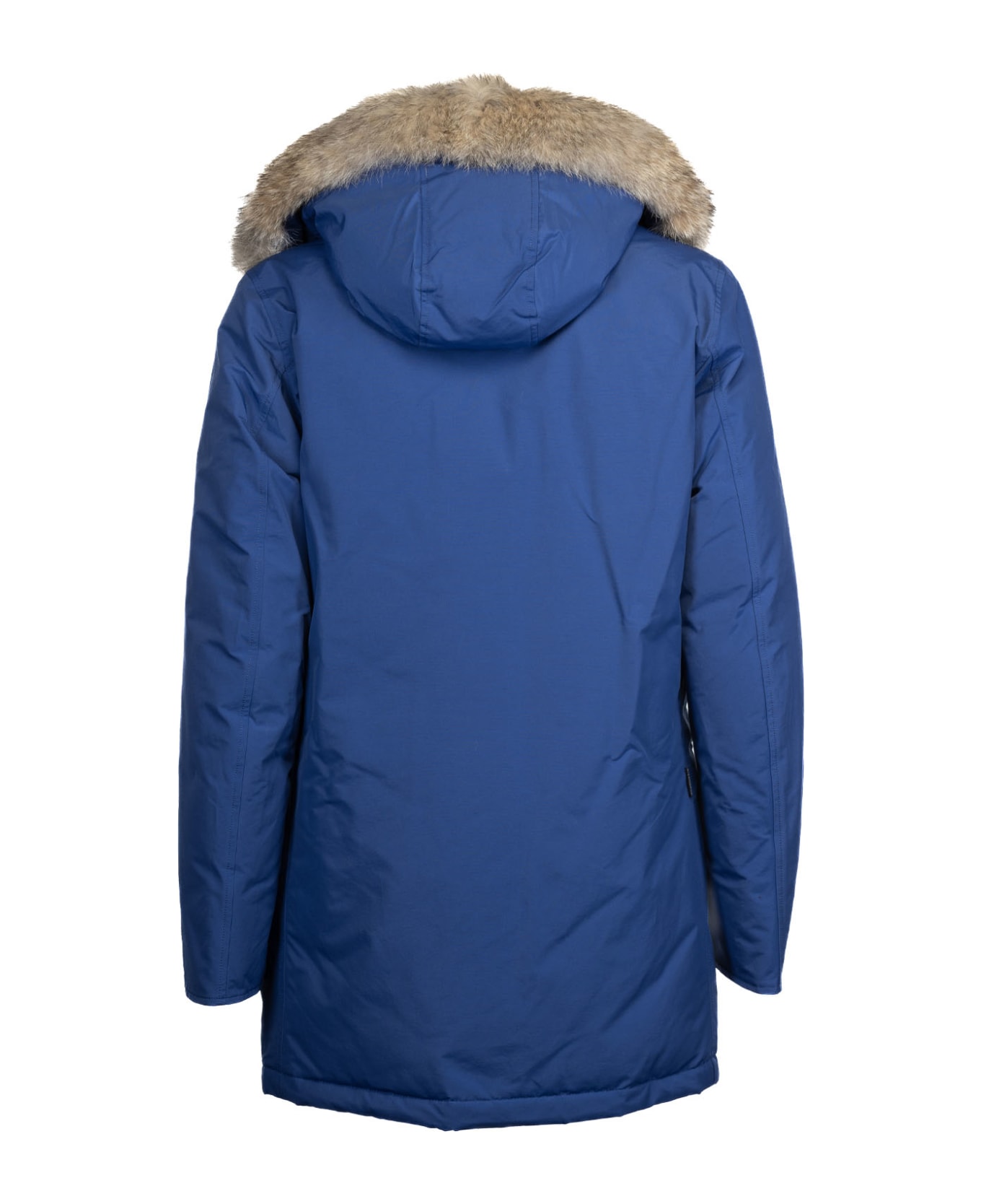 Woolrich Arctic Detachable Fur Parka - Blu Chiaro