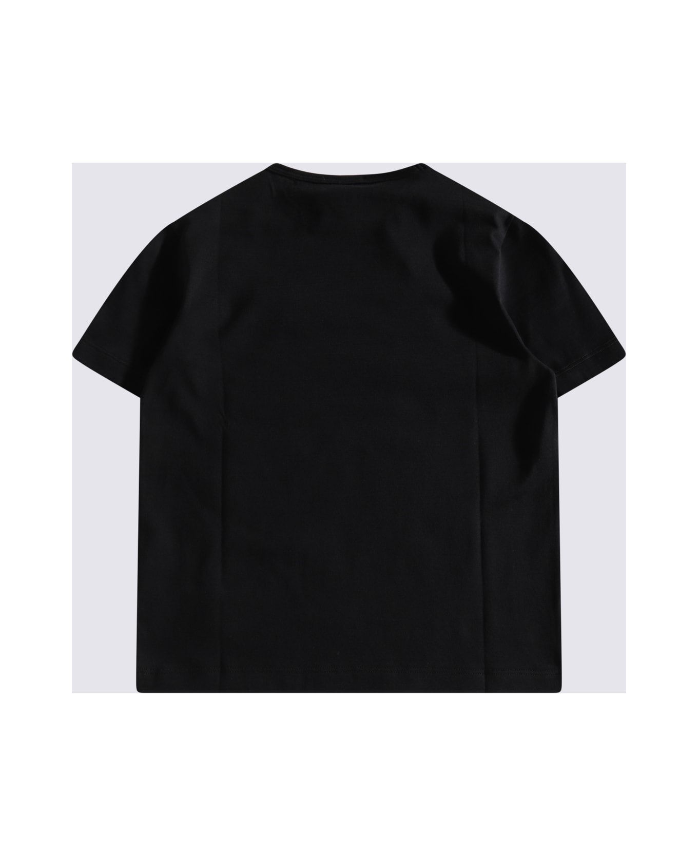 Dolce & Gabbana Black Cotton T-shirt - Black