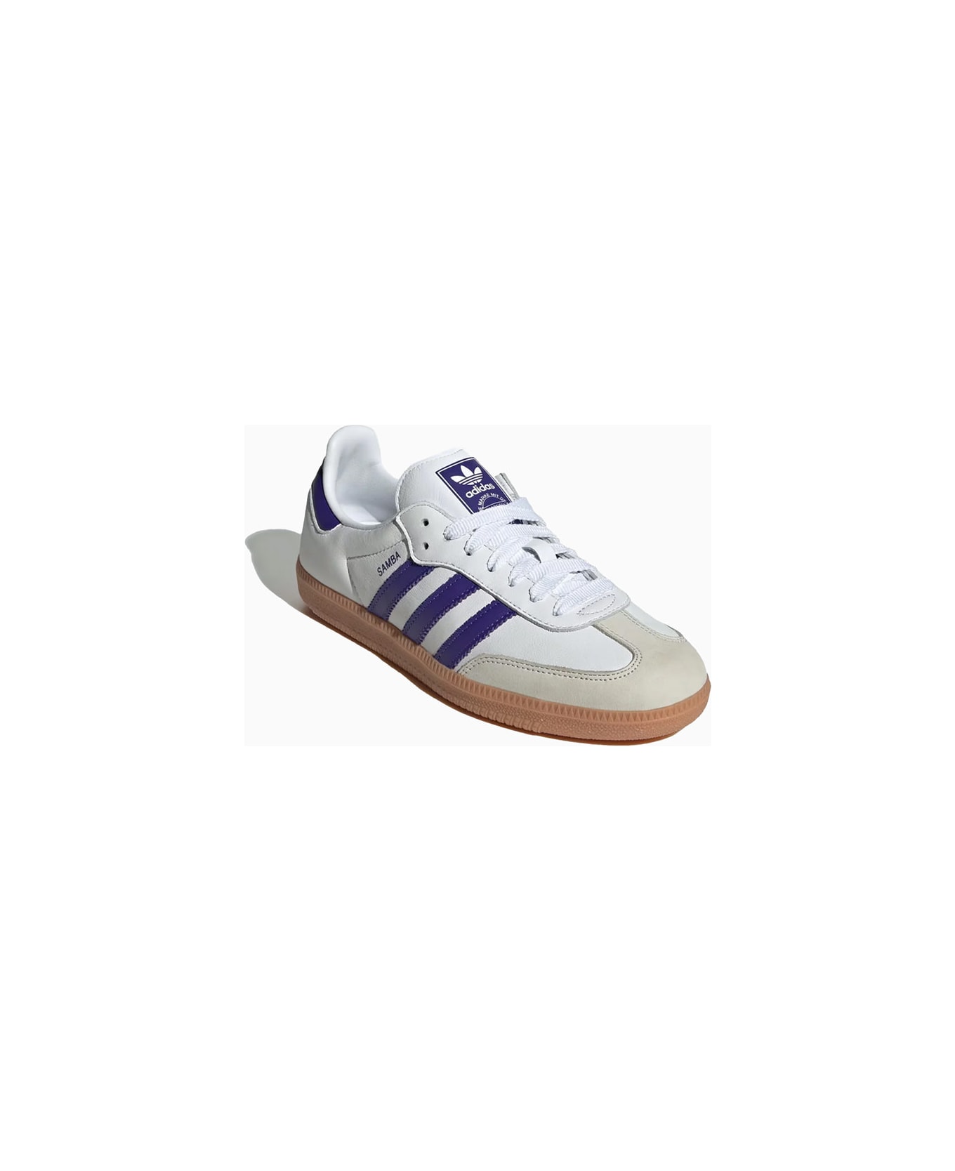Adidas Samba Og White-purple Sneakers - WHITE