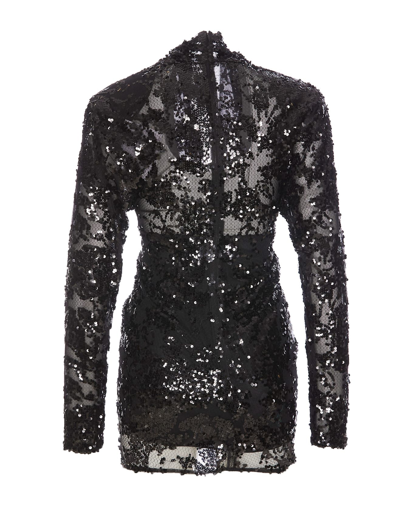 Victoria Beckham Sequins Dress - Black