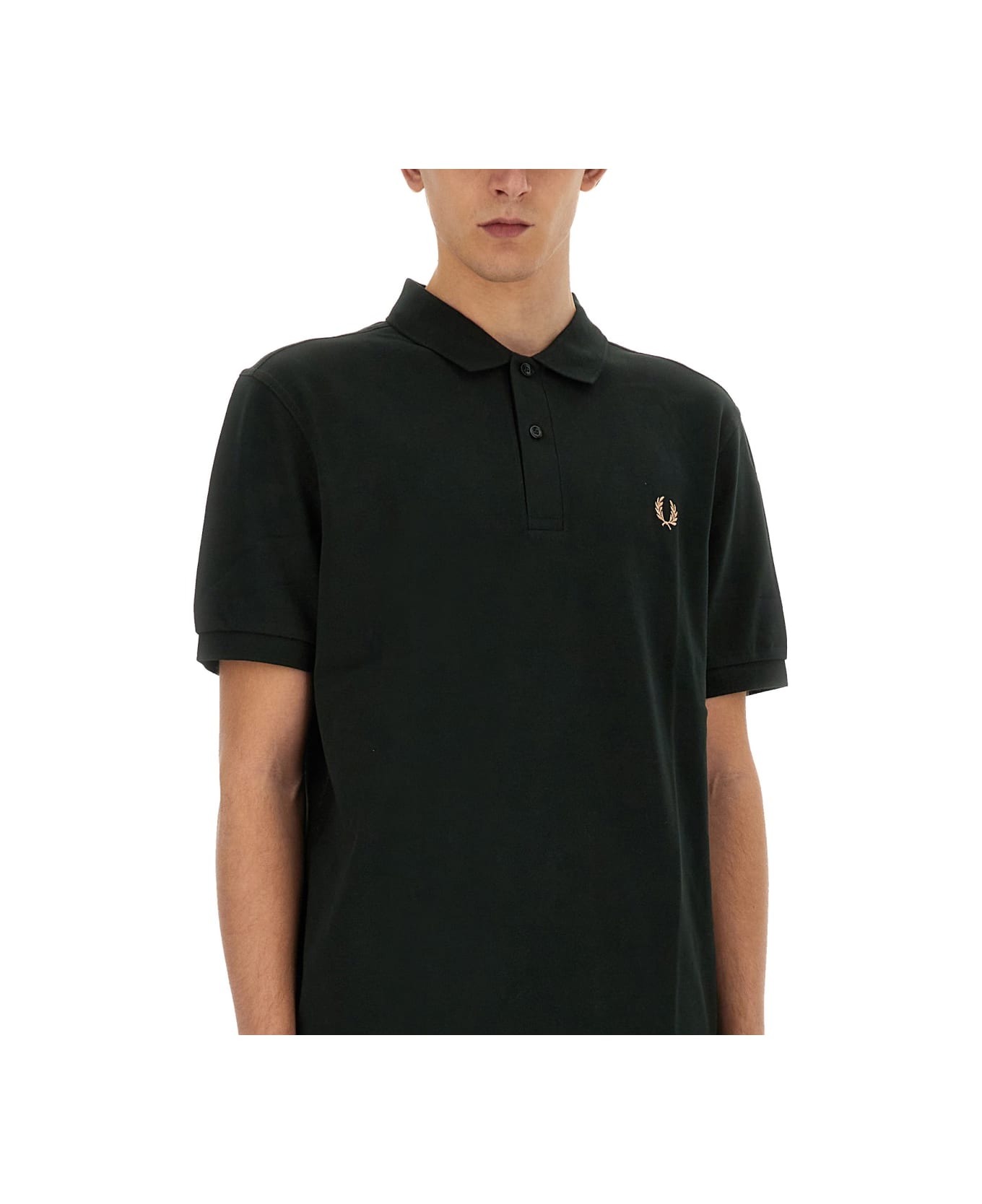 Fred Perry Polo With Logo - GREEN ポロシャツ