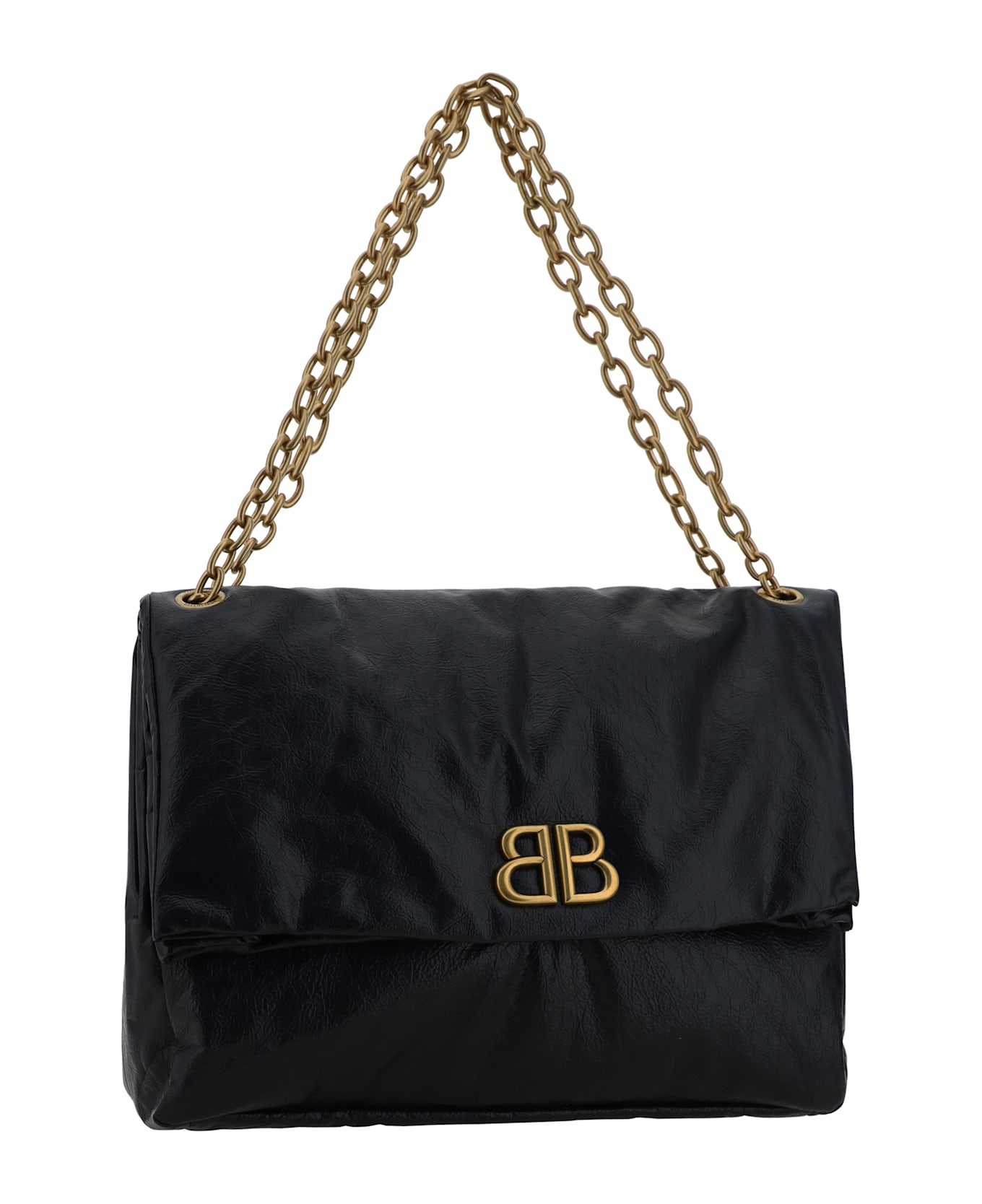 Balenciaga Monaco Shoulder Bag - Black