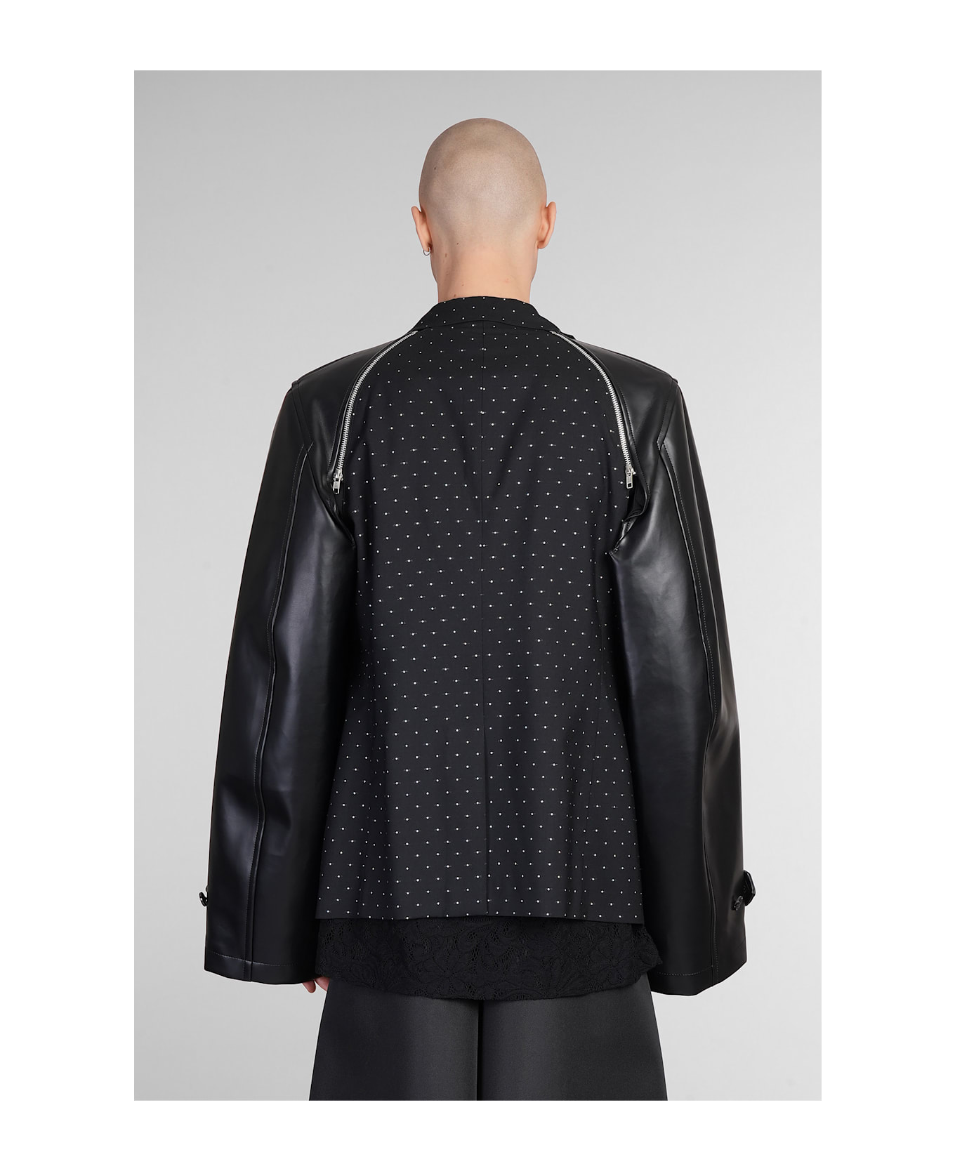 Comme Des Garçons Homme Plus Blazer In Black Wool - black