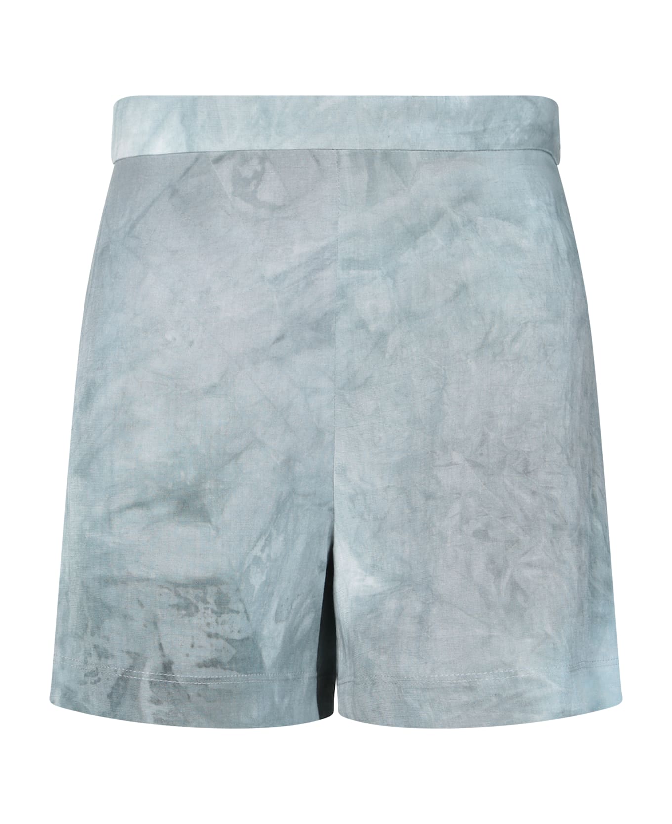 IRO Kewou Linen Shorts In Sky Blue - Blue
