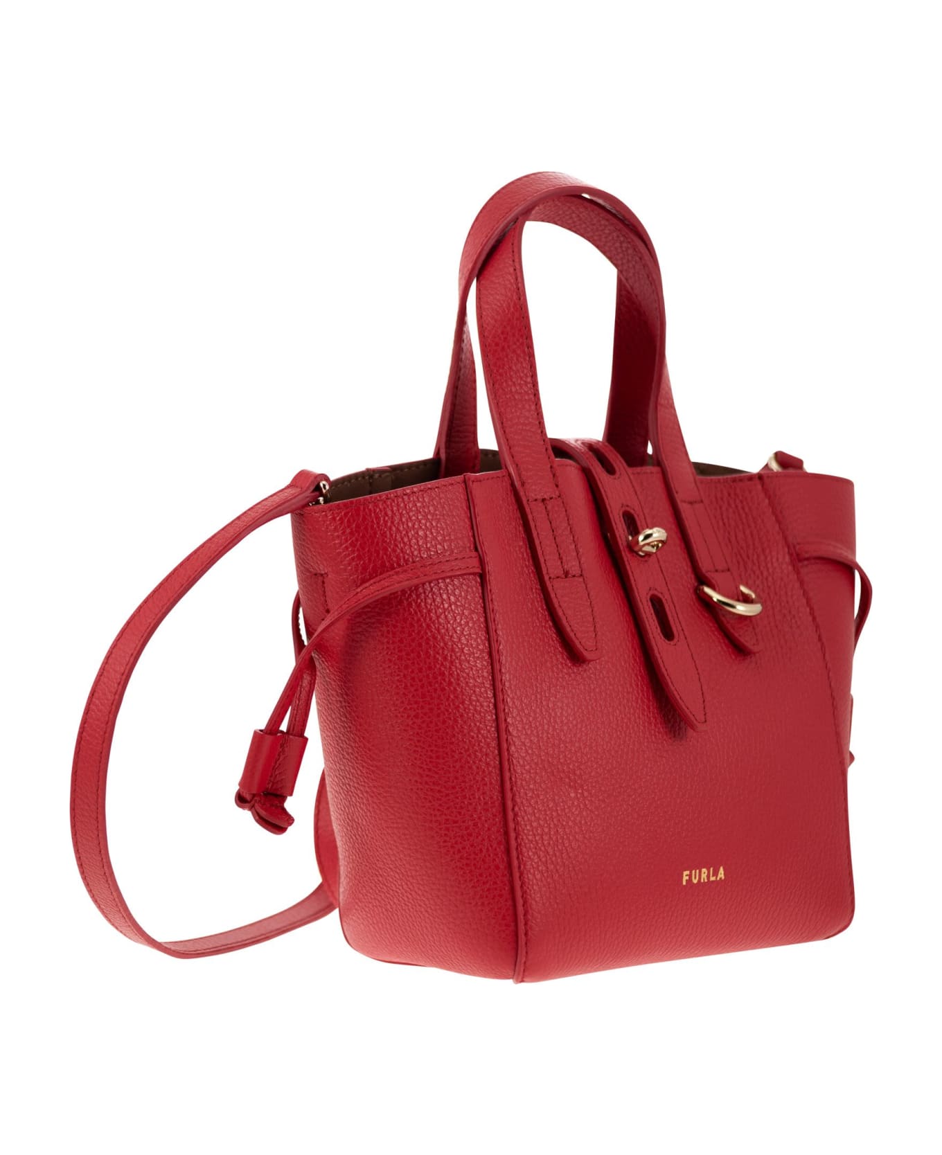 Furla Net - Mini Shopping Bag - Red